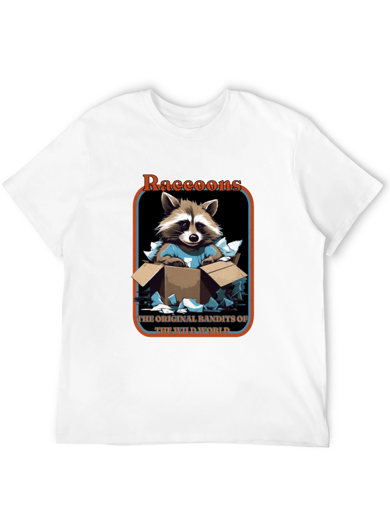 Black Raccoon Bandit Graphic Tee view 12