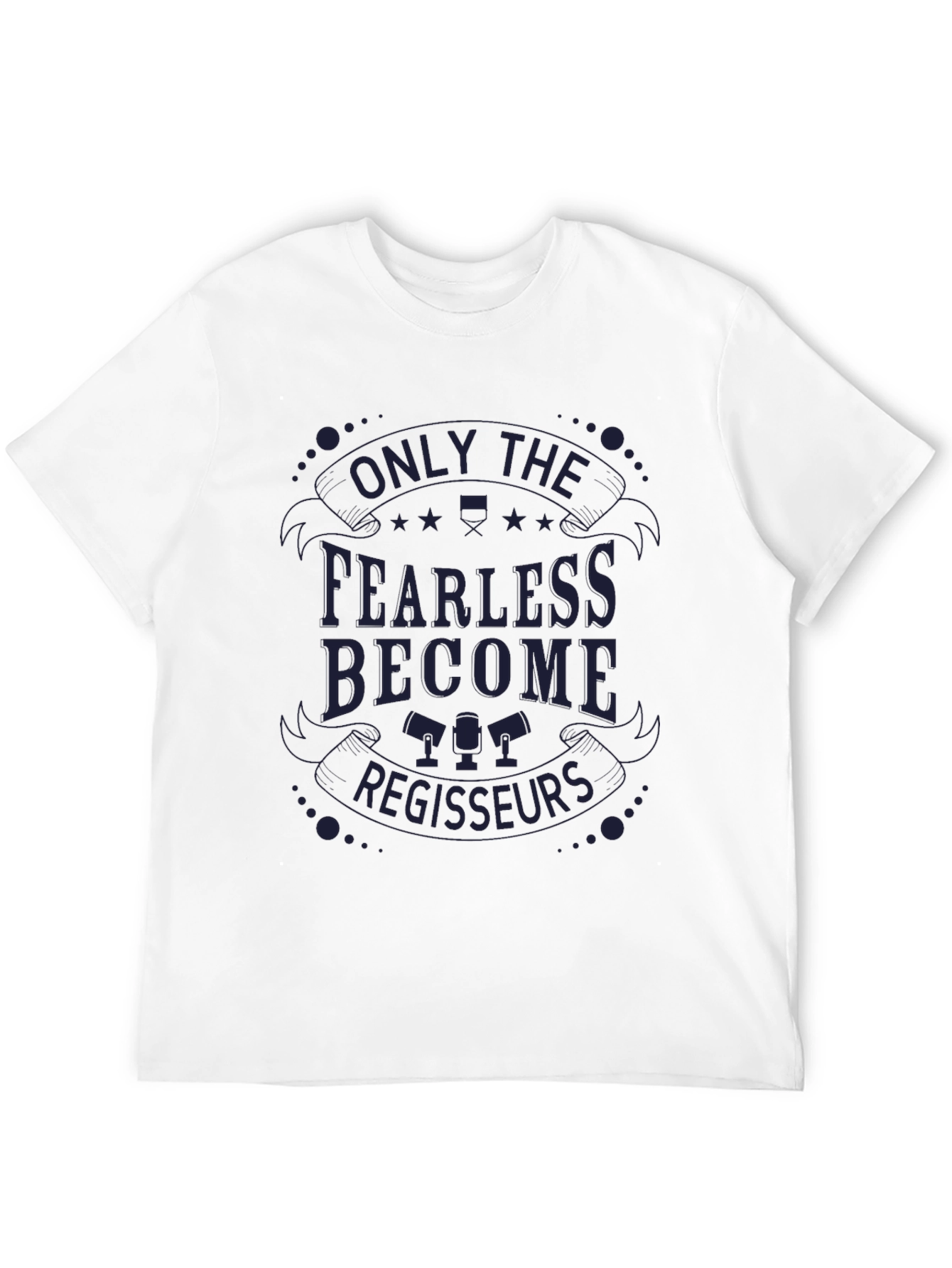 Black Fearless Regisseurs Graphic T-Shirt - Crew Neck view 12