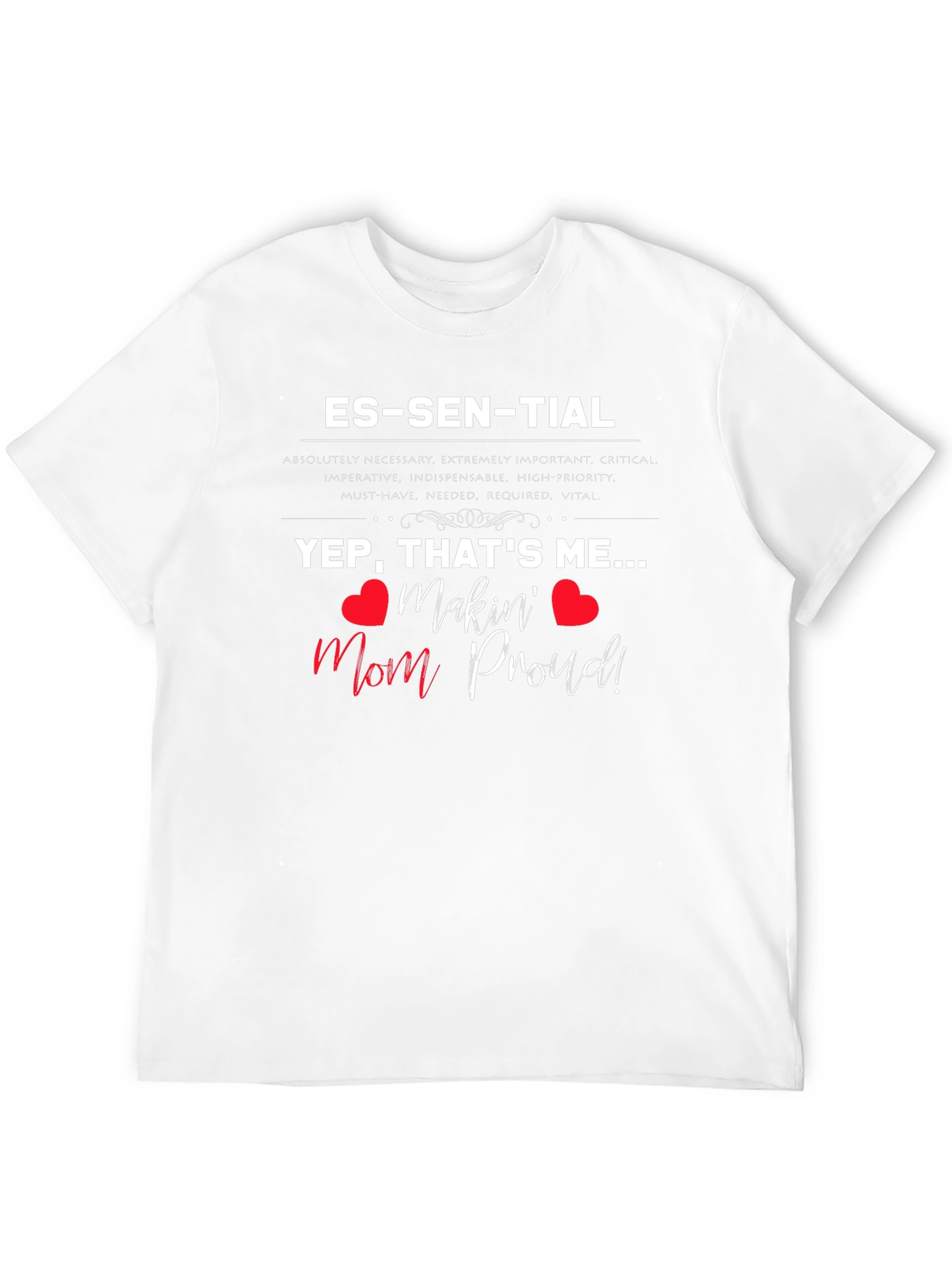 Black Essential Mom-Approved T-Shirt view 12