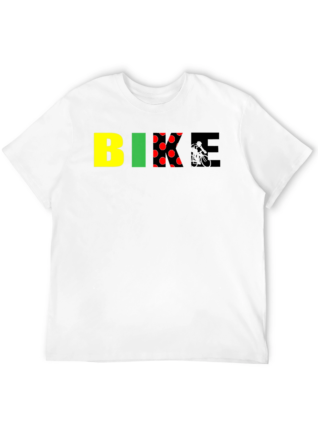 Black Bike Graphic Tee - Black Cotton Blend view 12