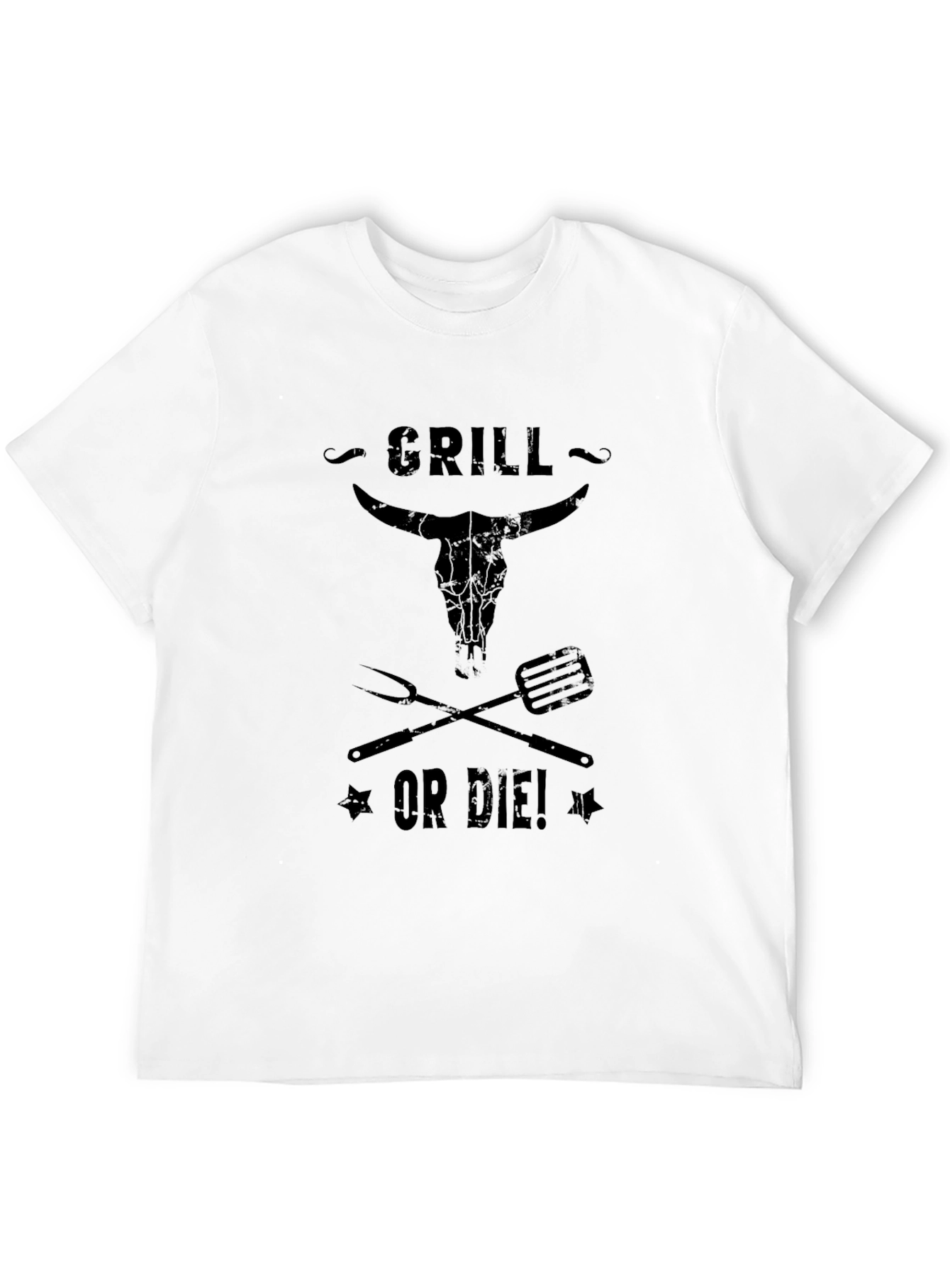 Black Grill or Die! Graphic T-Shirt view 12