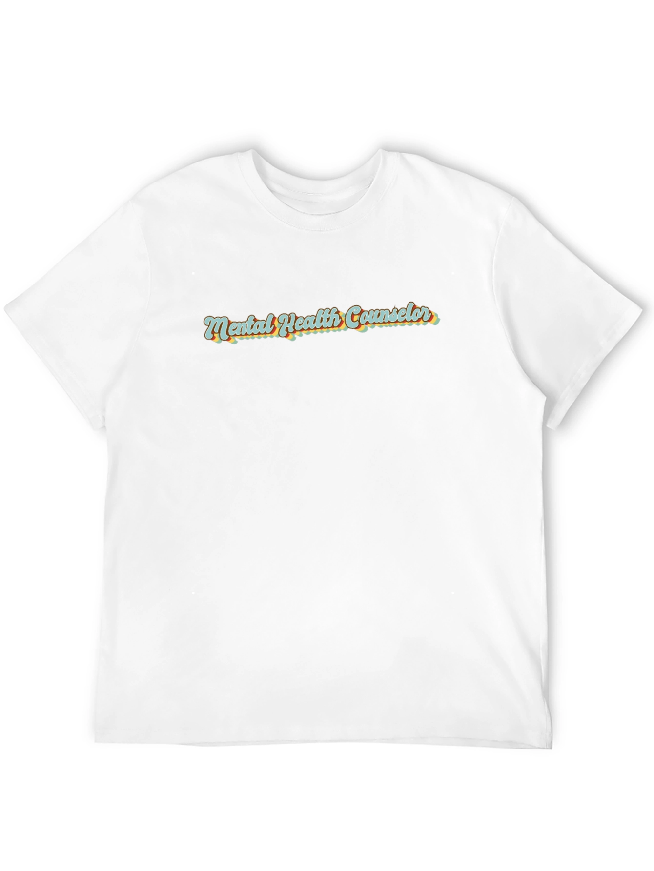 Black Mental Health Counselor Retro T-Shirt view 12