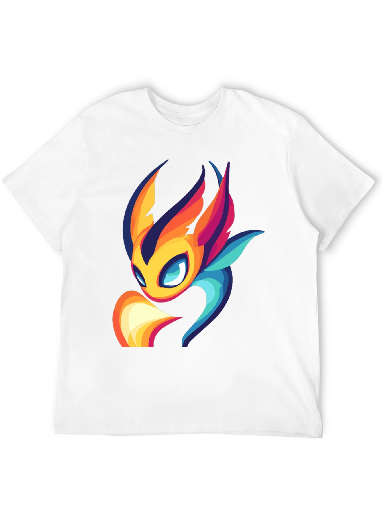 Black Vibrant Graphic Tee - Ori Spirit Design view 12