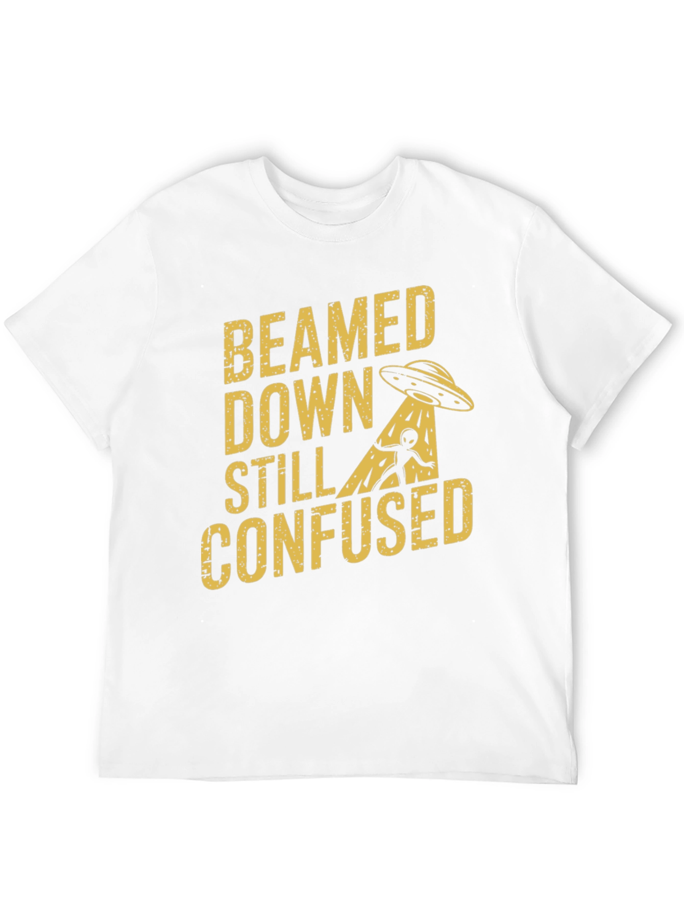 Black Beamed Down Still Confused Graphic T-Shirt - Black view 12