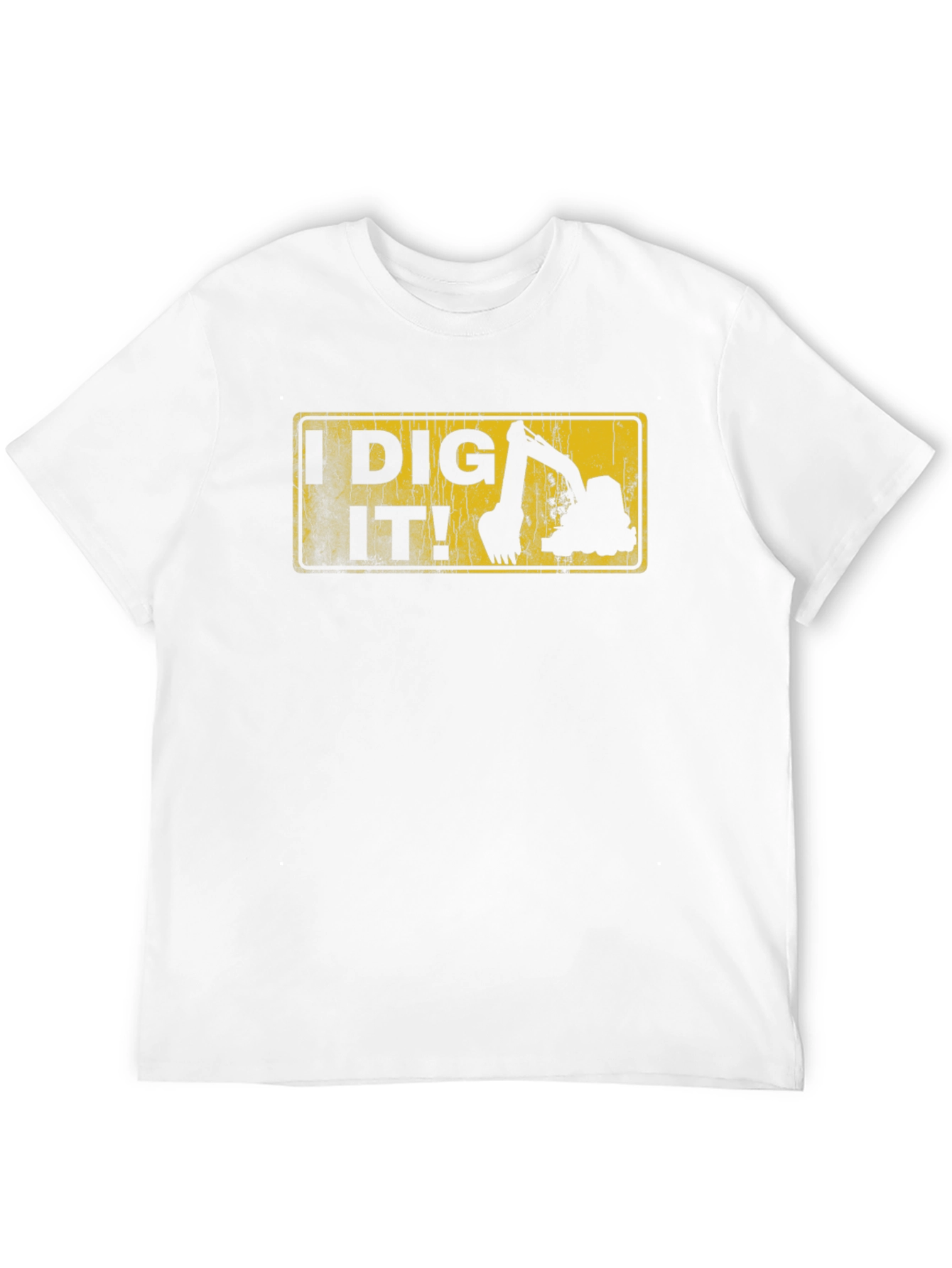 Black I Dig It! Excavator Graphic Tee - Black view 12