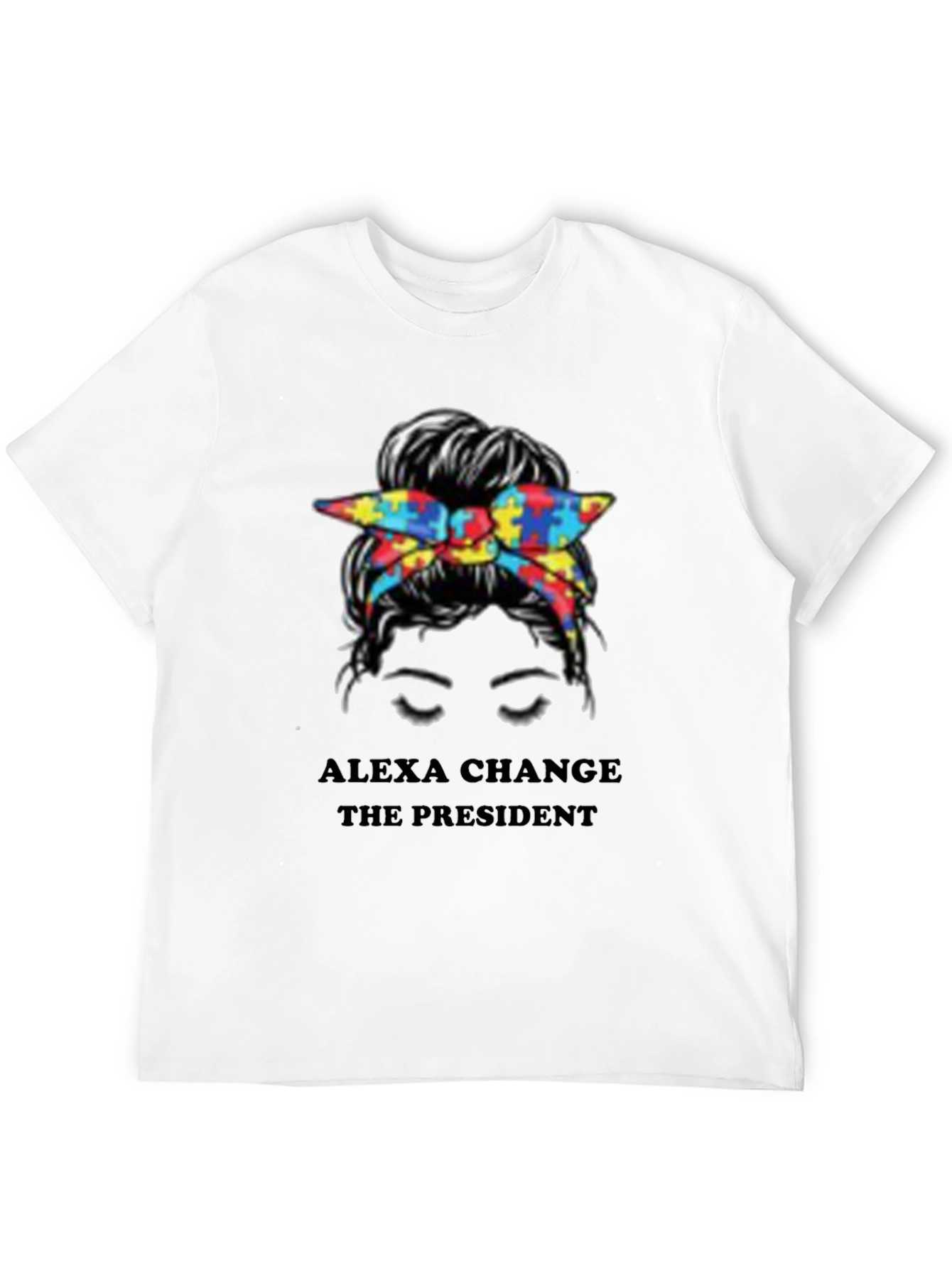 Black Alexa Change The President Tee view 12
