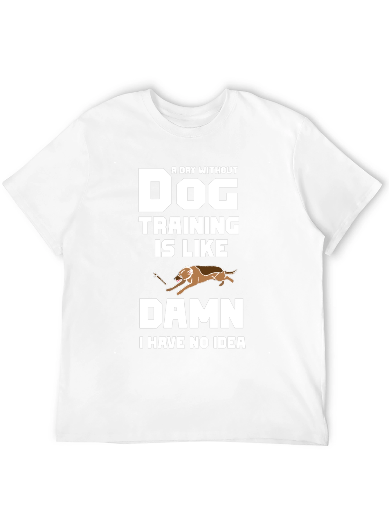 Black Funny Dog Training T-Shirt view 12