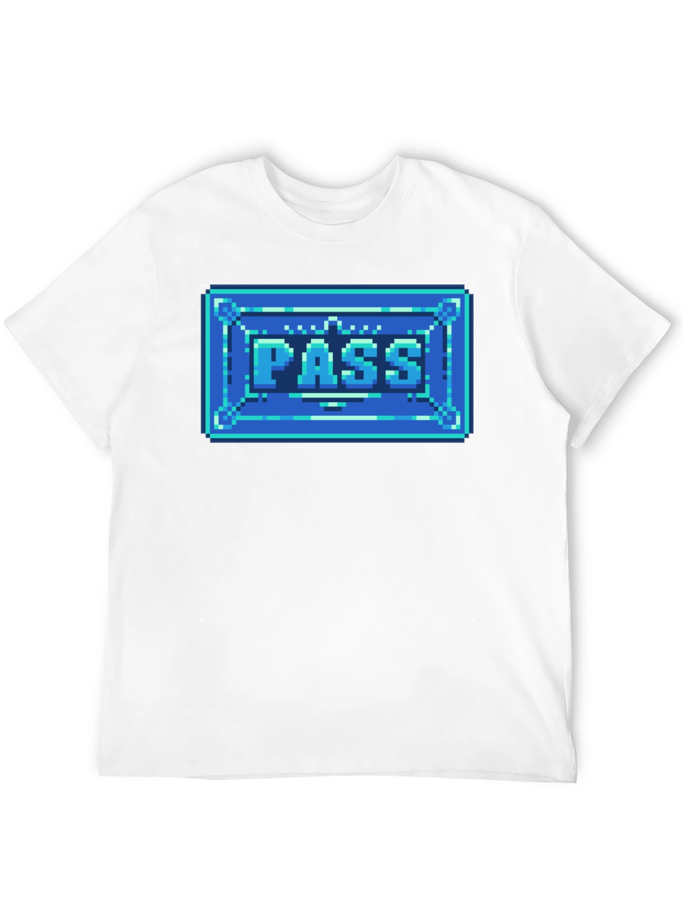 Black 8-Bit Pass T-Shirt - Retro Gaming Style view 12