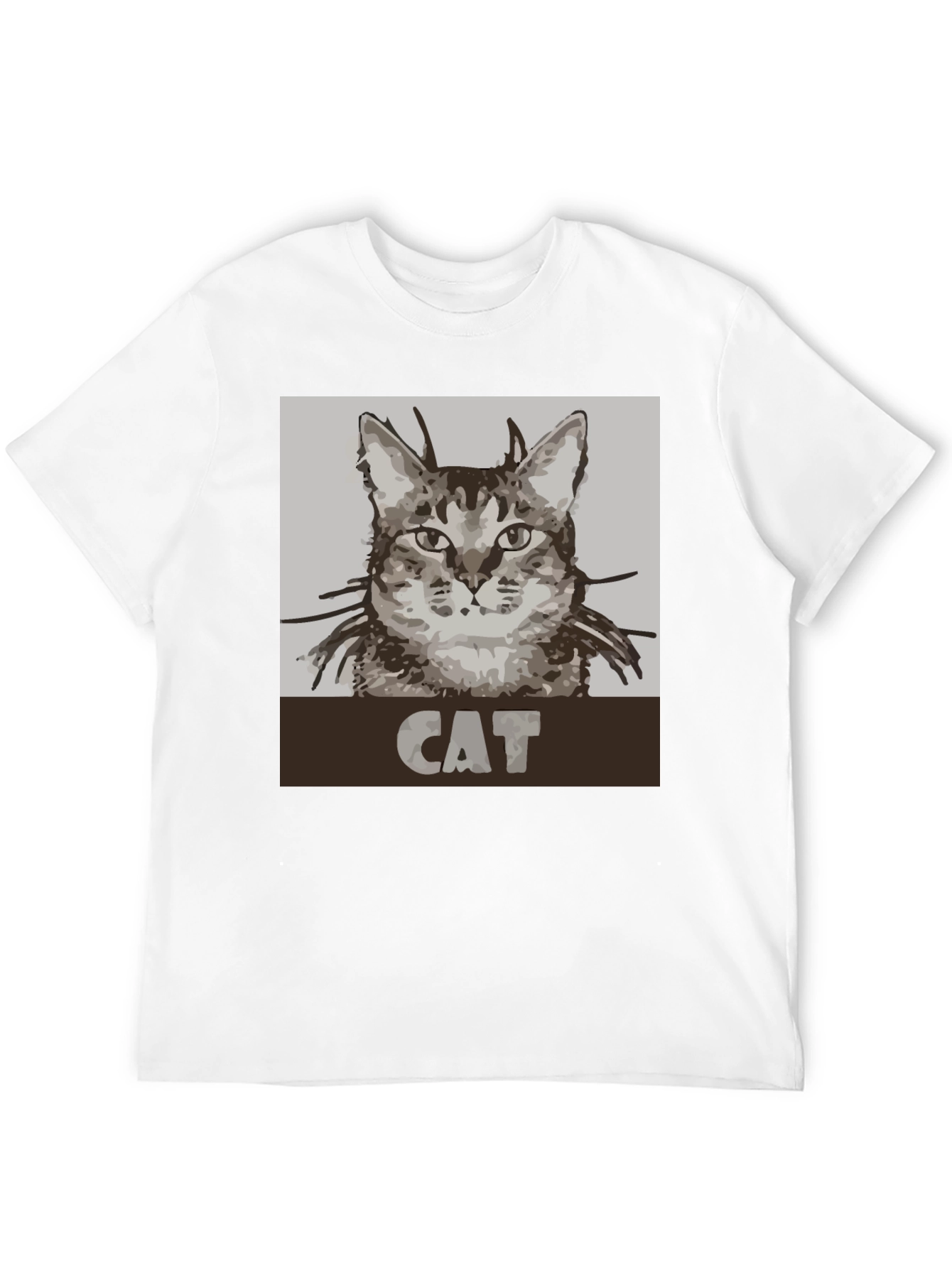 Black Cat Graphic Tee - Unisex Black T-Shirt view 12