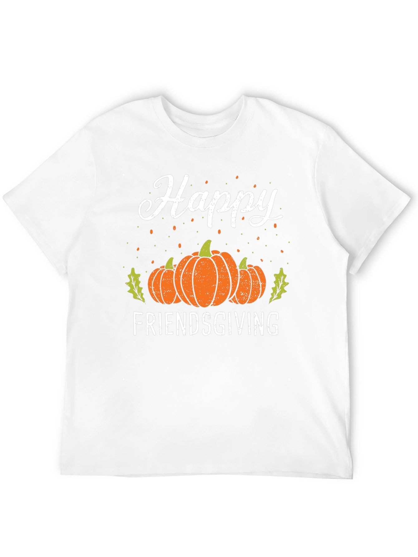 Black Happy Friendsgiving T-Shirt | Fall Harvest Pumpkin Tee view 12