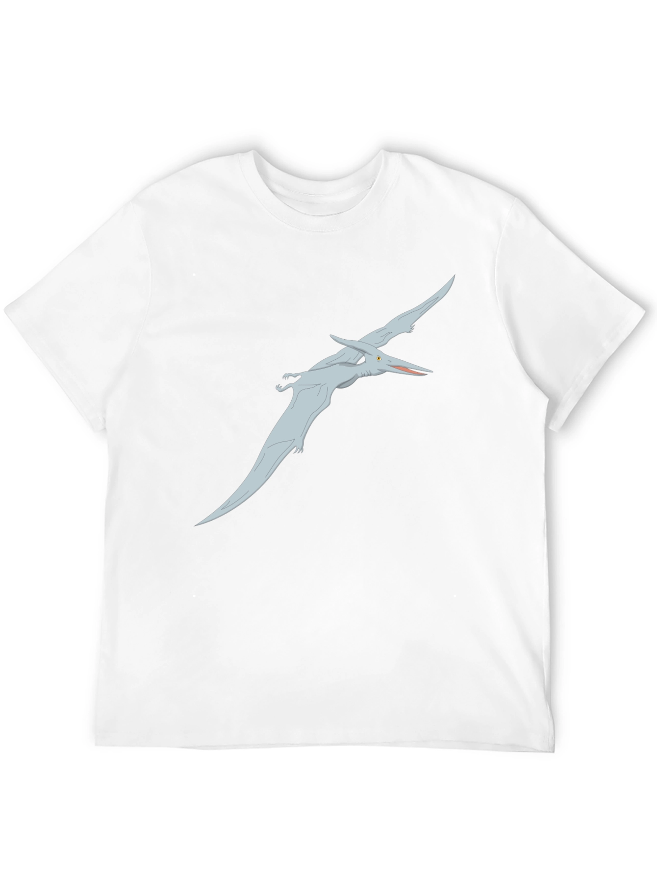 Black Pterodactyl Graphic Tee - Black Cotton Shirt view 12