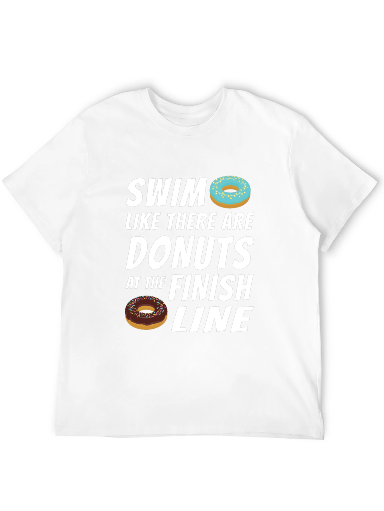 Black Swim for Donuts T-Shirt view 12