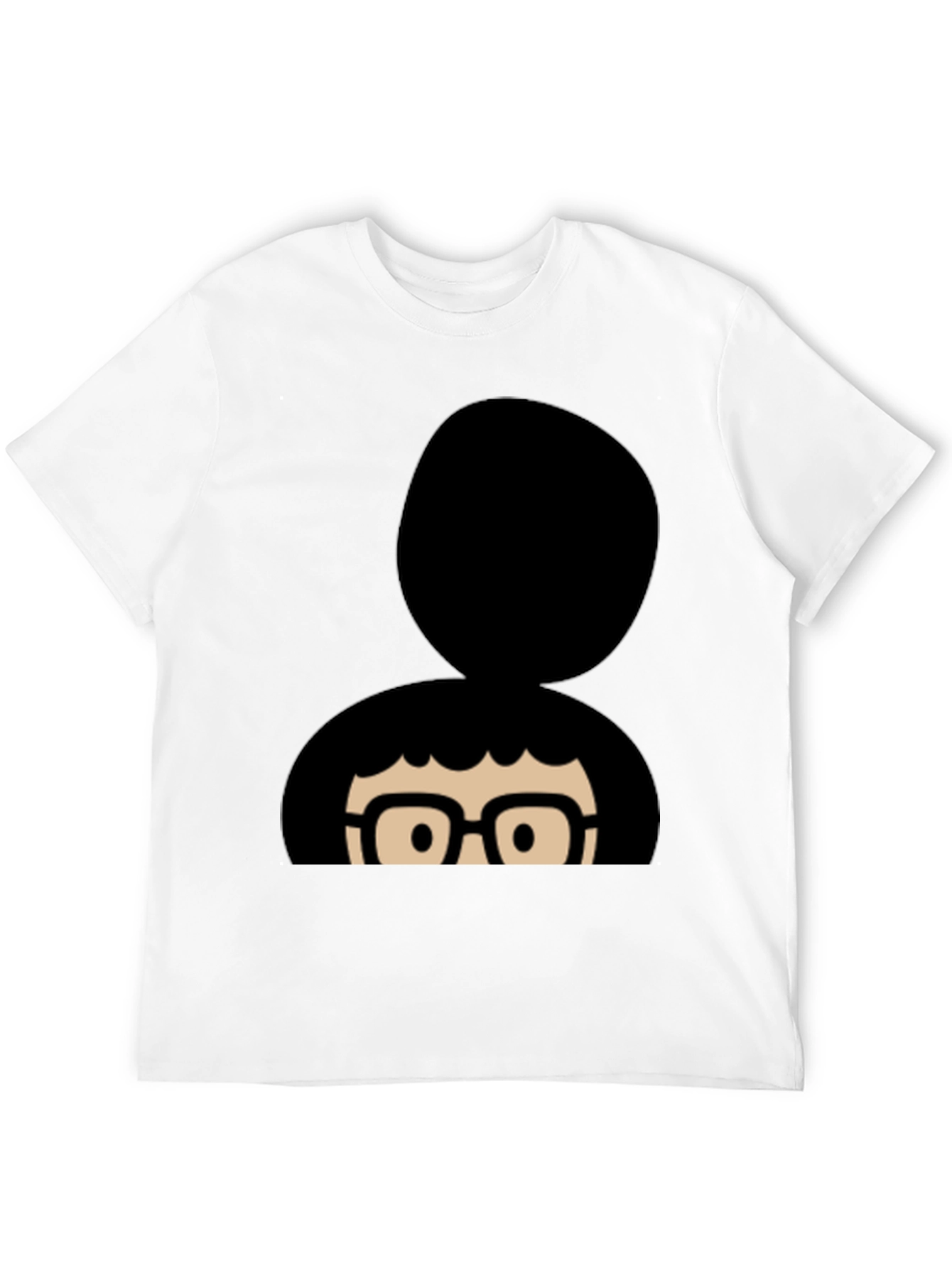 Black Tina Belcher Inspired Graphic T-Shirt - Black view 12