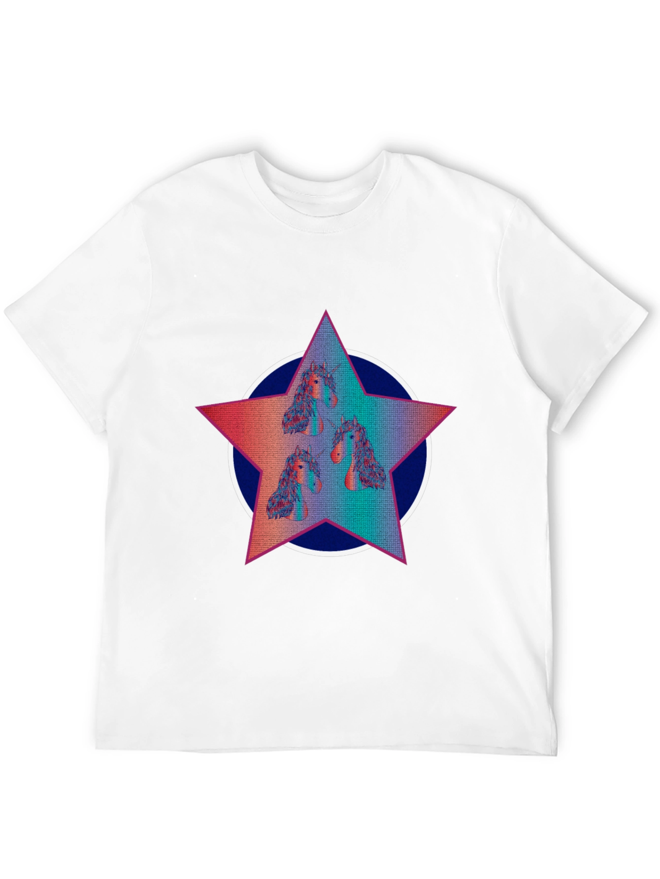 Black Unicorn Star Graphic Tee - Black view 12