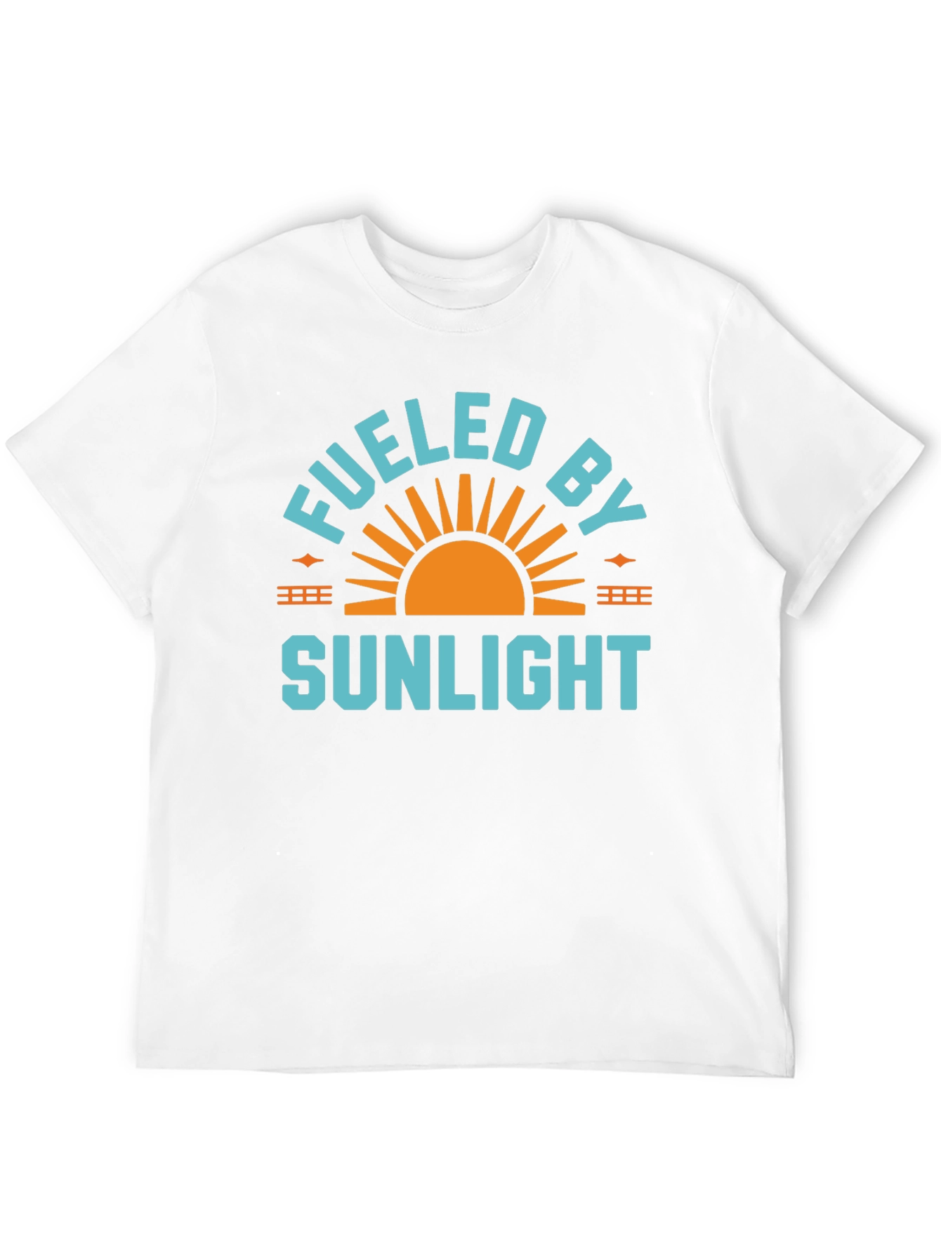 Black Fueled By Sunlight Graphic Tee - Black Casual Shirt view 12