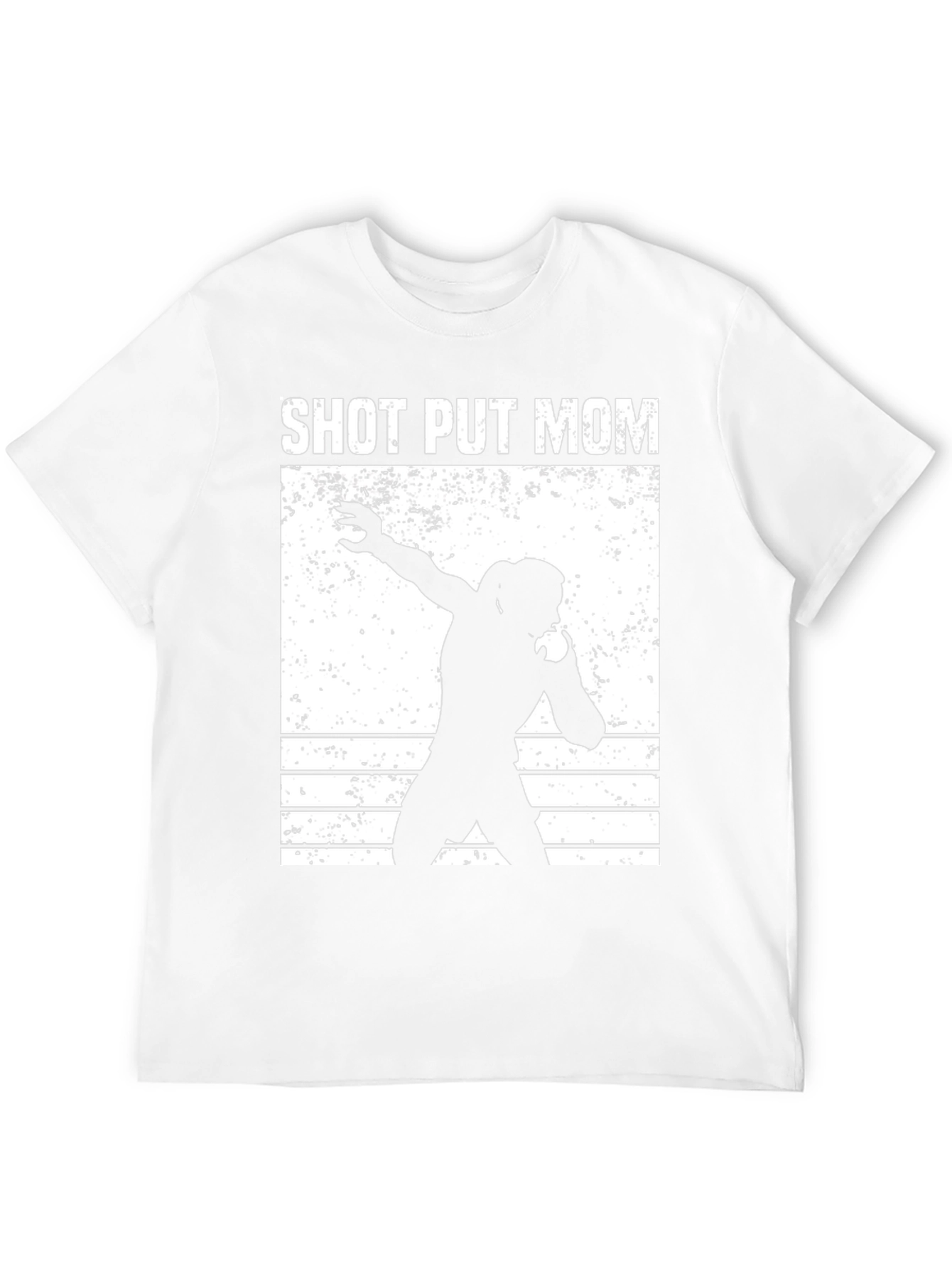 Black Shot Put Mom Black T-Shirt view 12