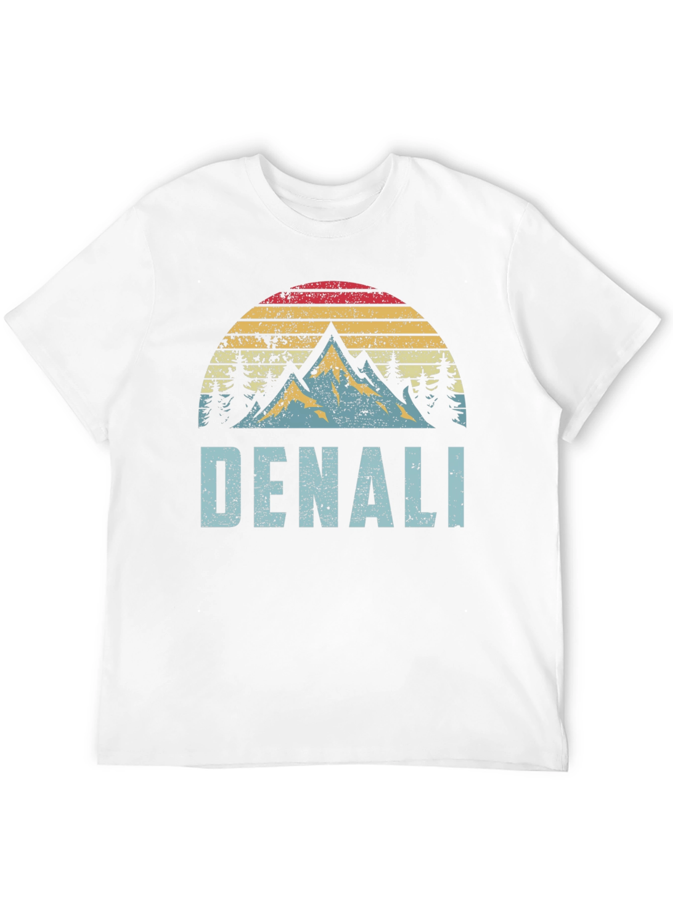Black Vintage Denali T-Shirt | Mountain Graphic Tee view 12