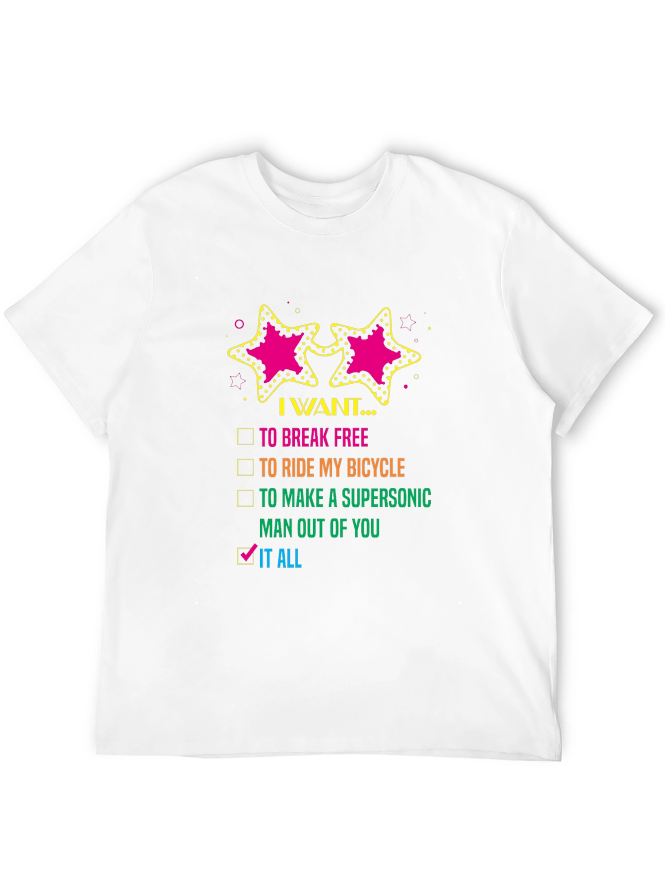 Black I Want It All Graphic Tee view 12