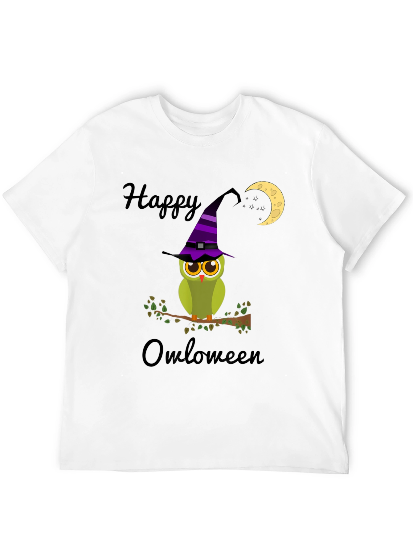 Black Happy Owloween T-Shirt view 12