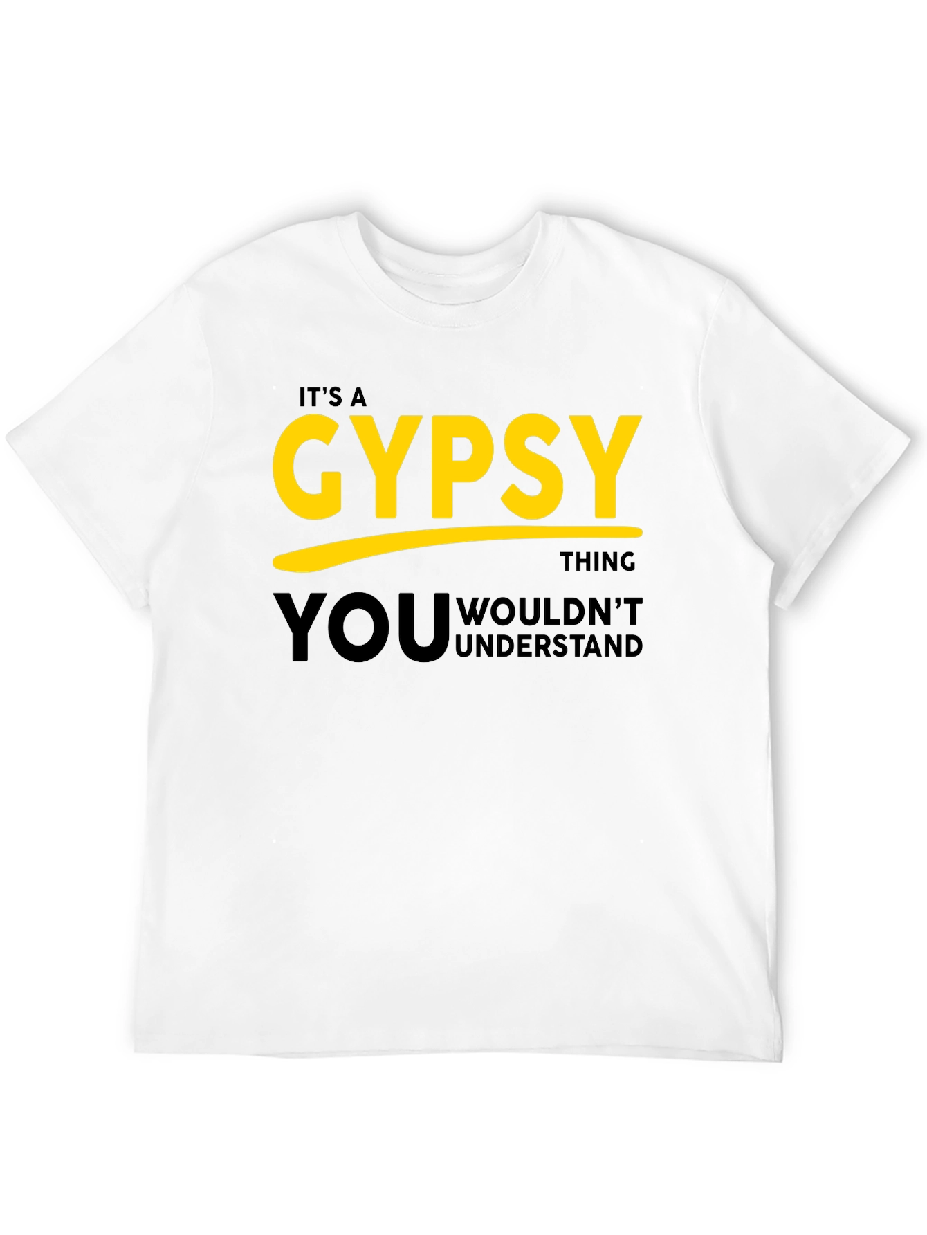 Black It's a Gypsy Thing T-Shirt view 12