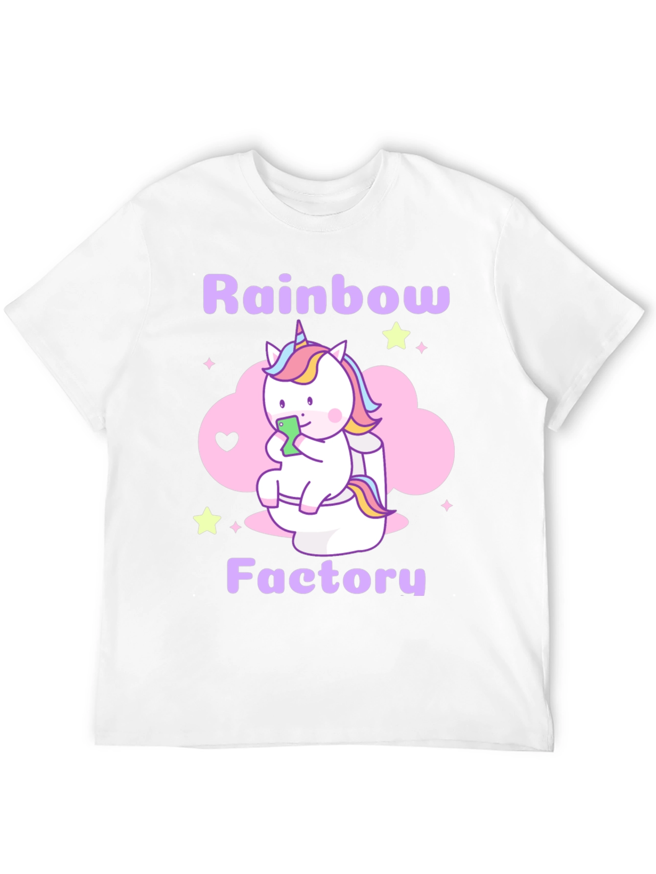 Black Rainbow Factory Unicorn T-Shirt view 12