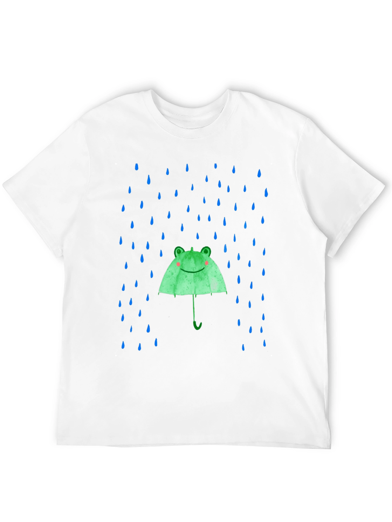 Black Frog Umbrella T-Shirt - Fun Rain Protection view 12