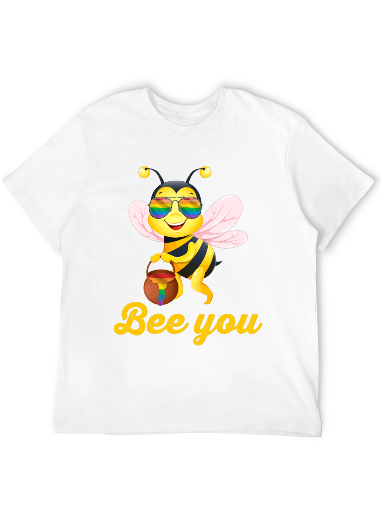 Black Bee You Pride T-Shirt - LGBTQ+ Support view 12