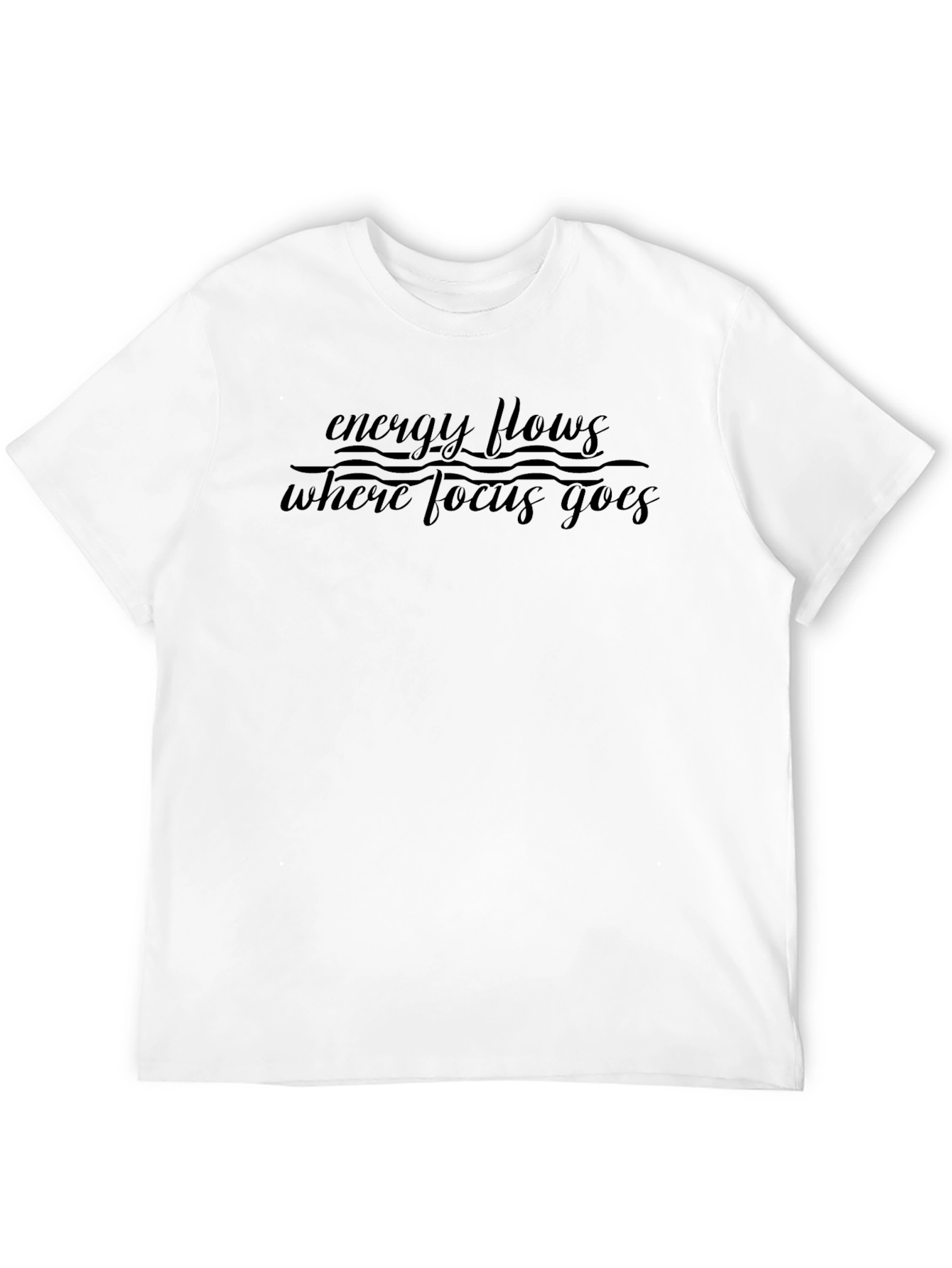 Energy Flows Focus T-Shirt - Black - 12