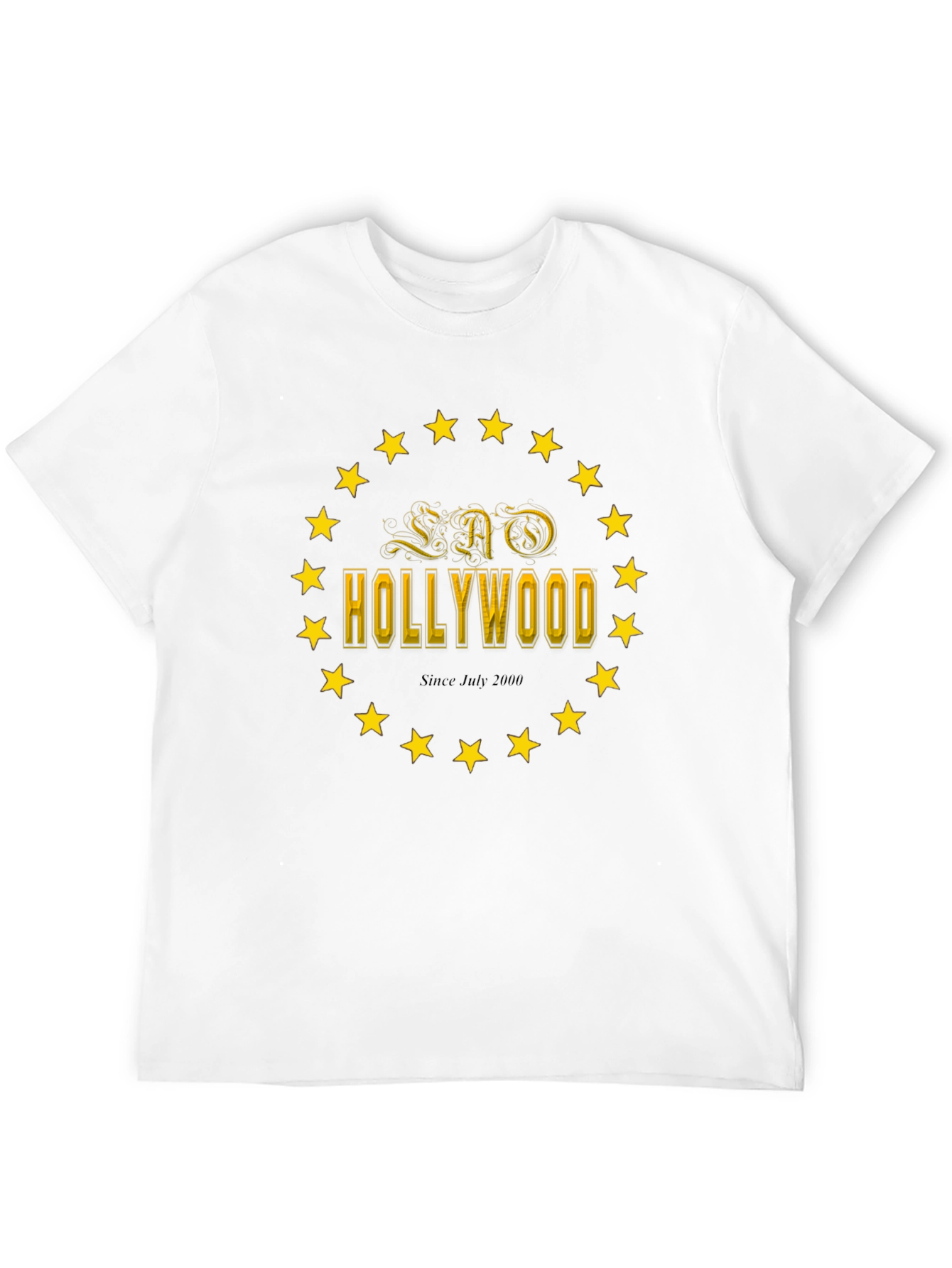 Black LAO Hollywood Black Graphic T-Shirt view 12