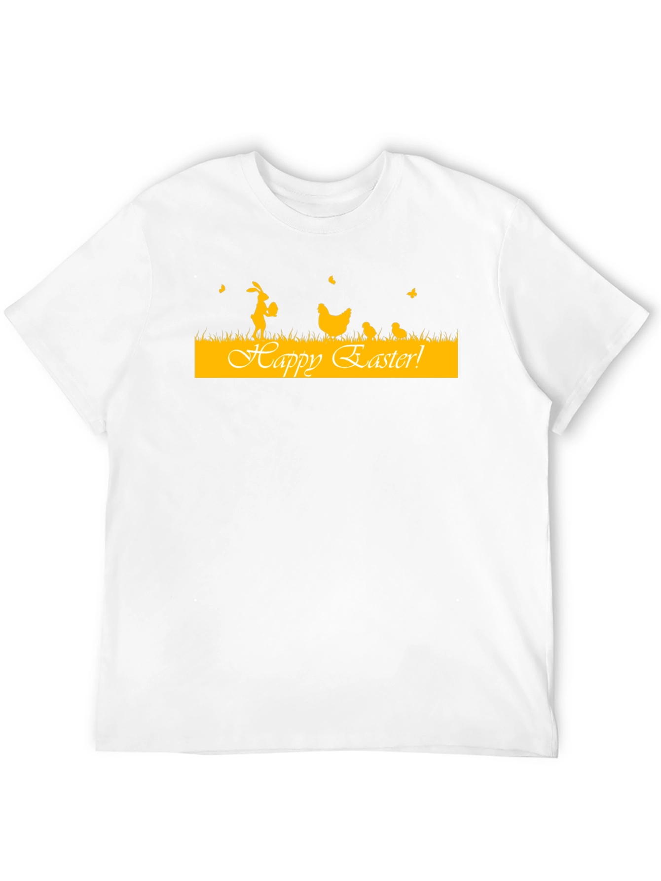 Camiseta Negra con Diseño de Pascua