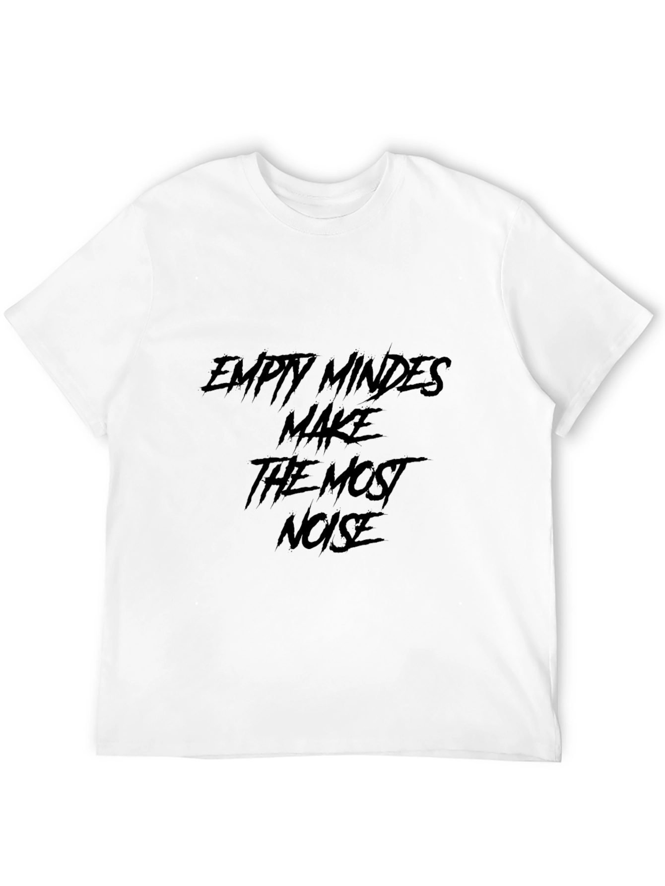 Black Empty Mindes Black Graphic Tee view 12