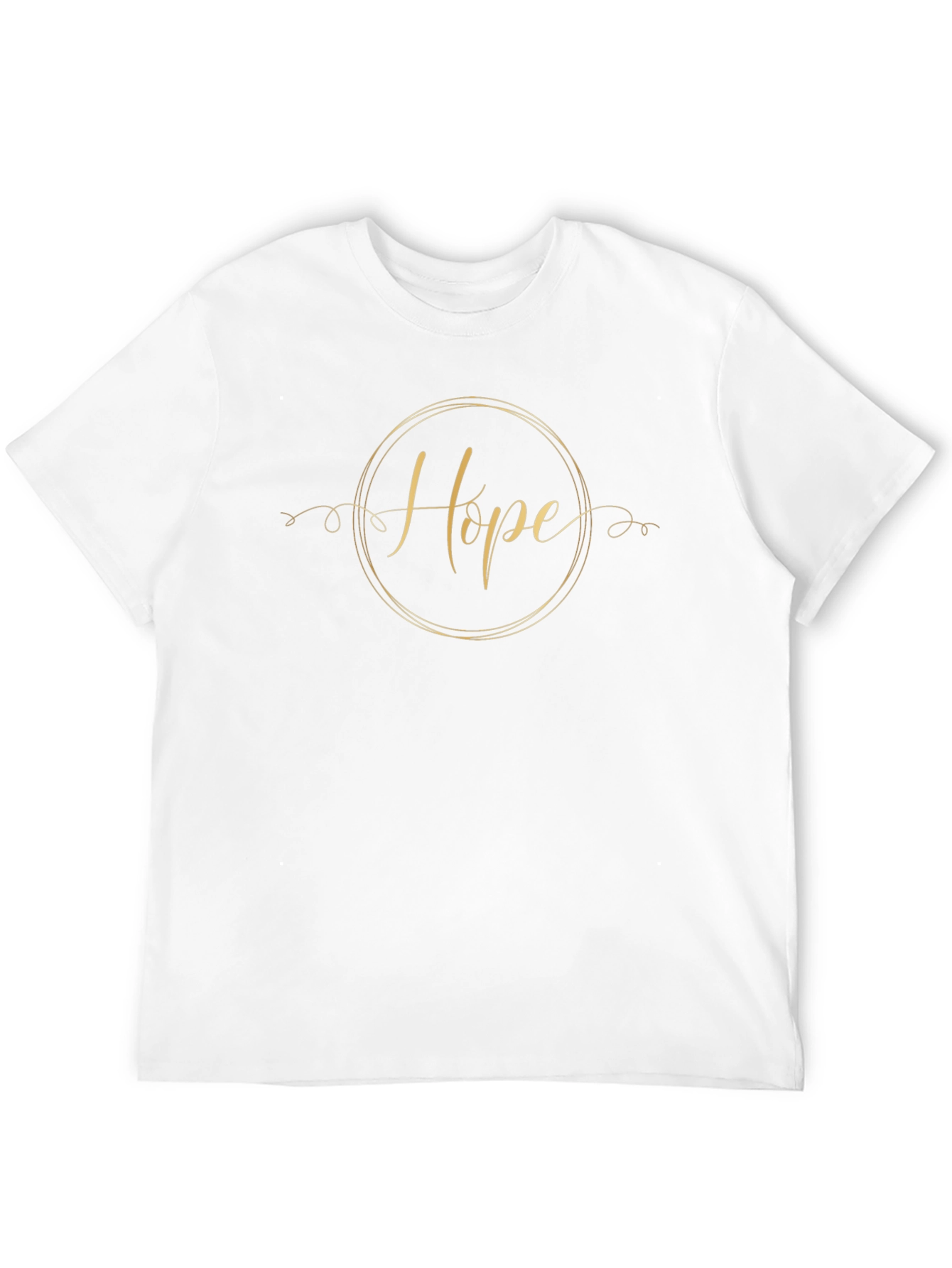 Black Hope Script Graphic Black T-Shirt view 12