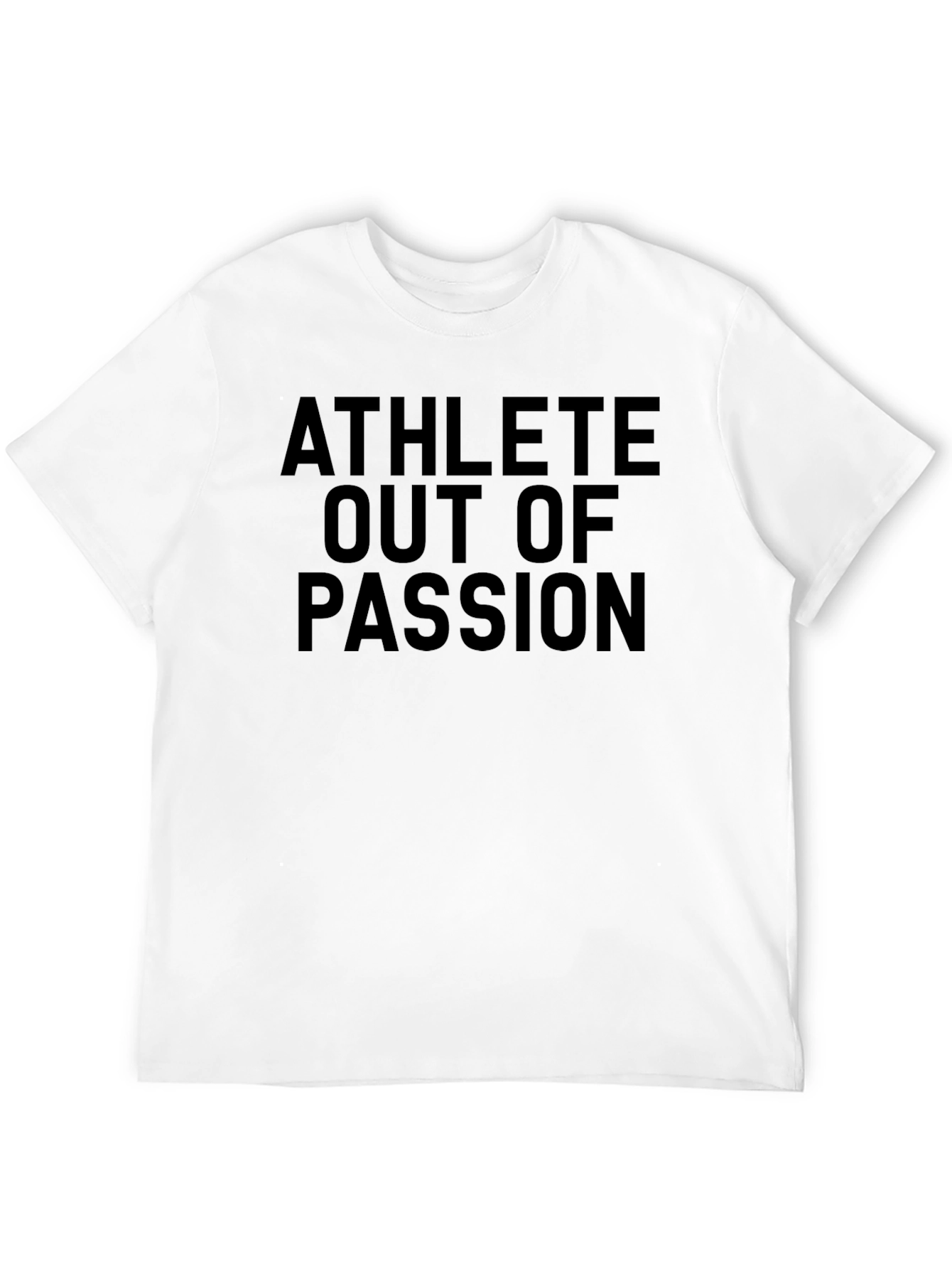 Black Athlete Out of Passion Black Graphic Tee view 12