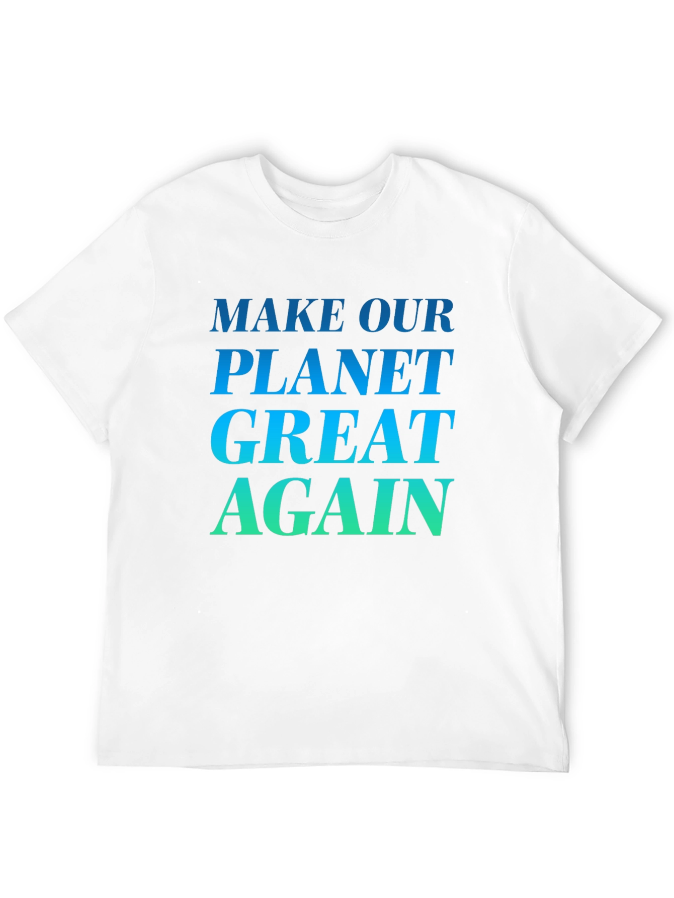 Black Make Our Planet Great Again T-Shirt view 12