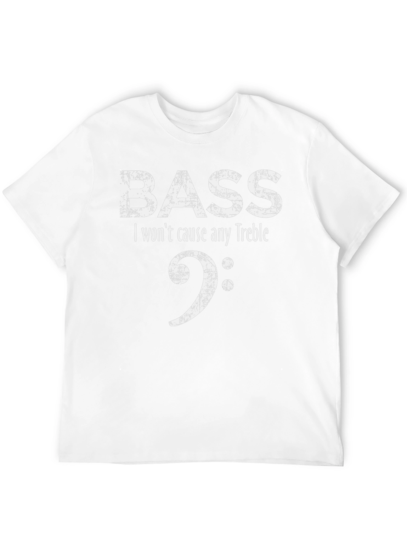 Black Bass I Won't Cause Any Treble Funny T-Shirt view 12