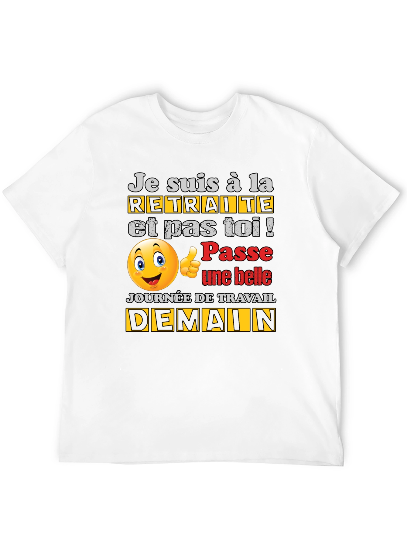 Black Retired and You're Not T-Shirt view 12