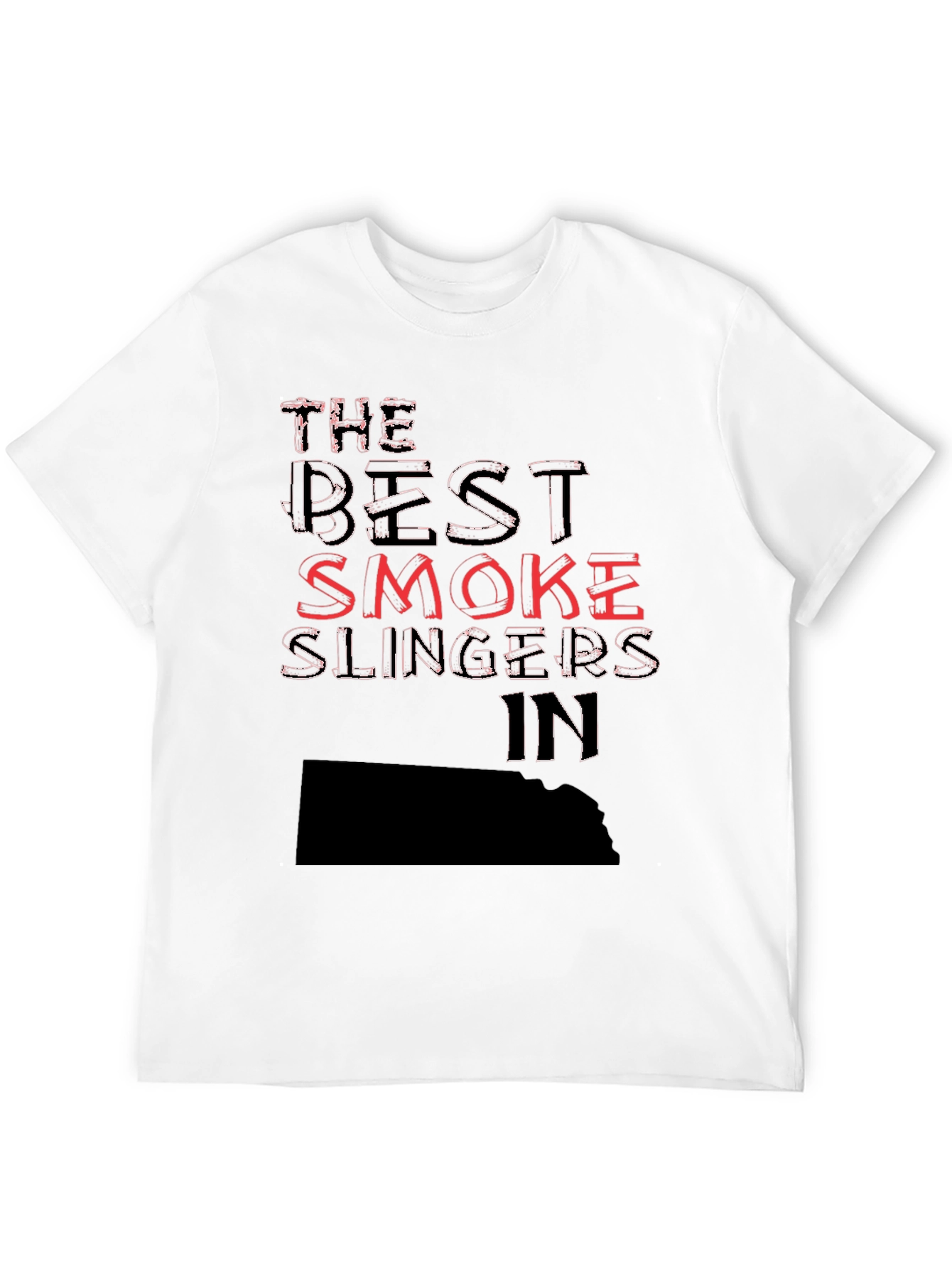 Black Best Smoke Slingers T-Shirt Novelty Graphic Tee view 12