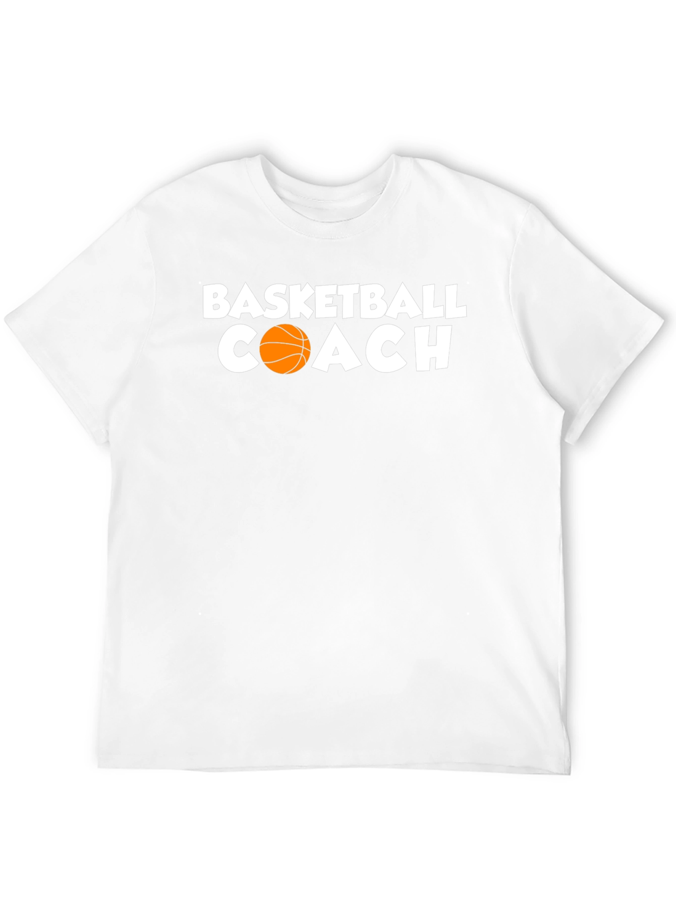 Black Basketball Coach T-Shirt view 12