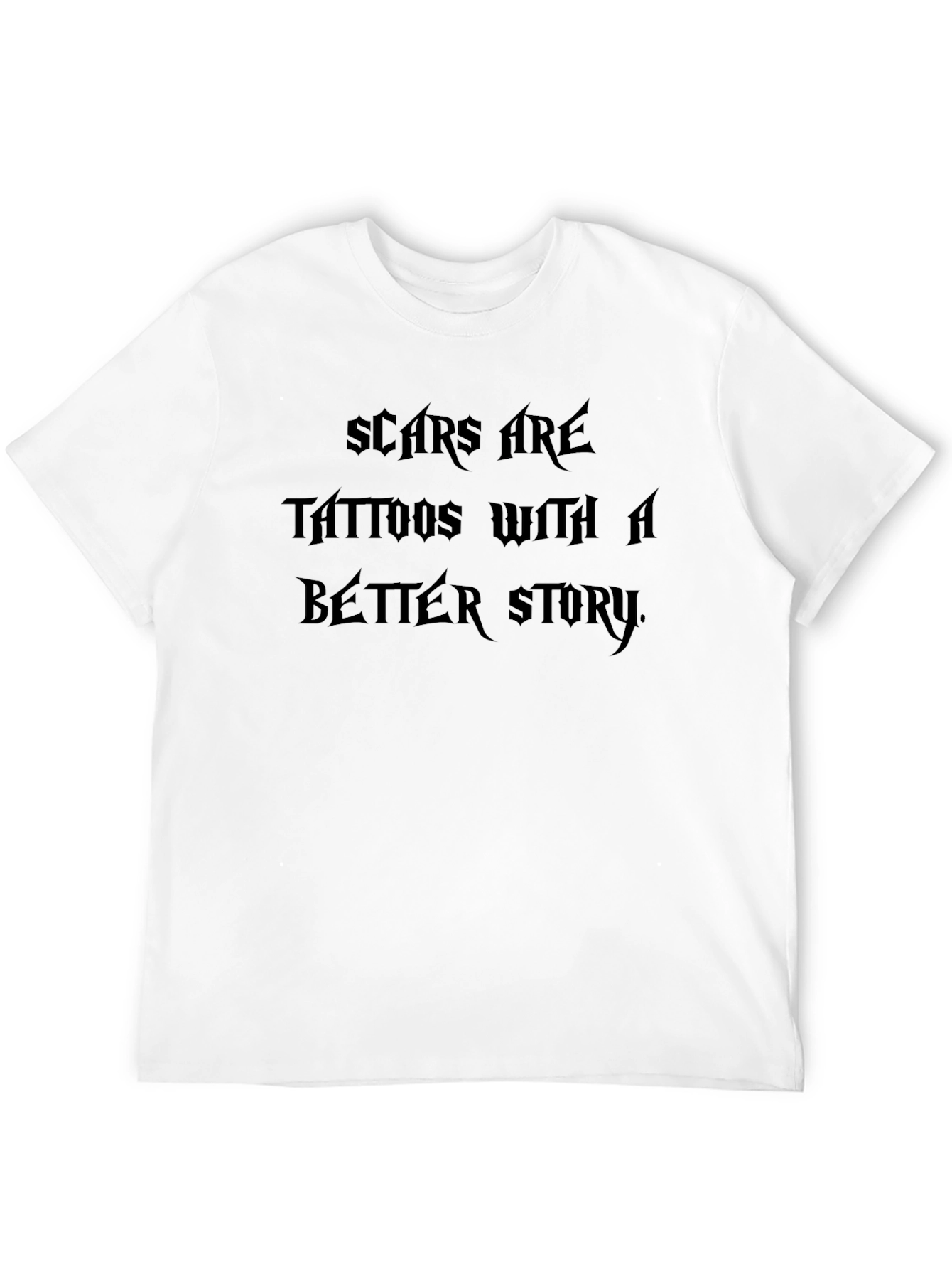 Black Scars Are Tattoos With a Better Story Black T-Shirt view 12