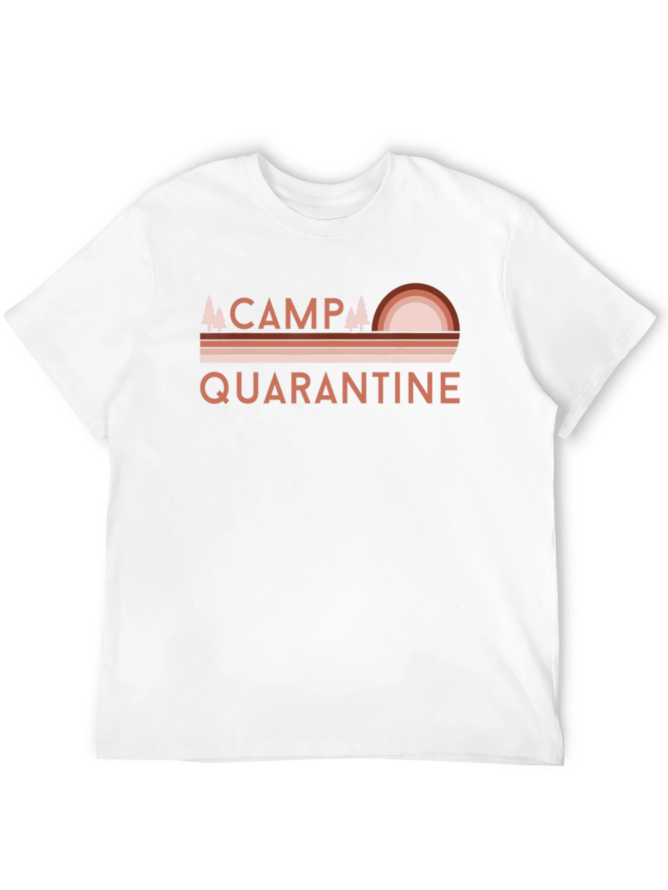 Black Camp Quarantine T-Shirt - Retro Camping Graphic Tee view 12