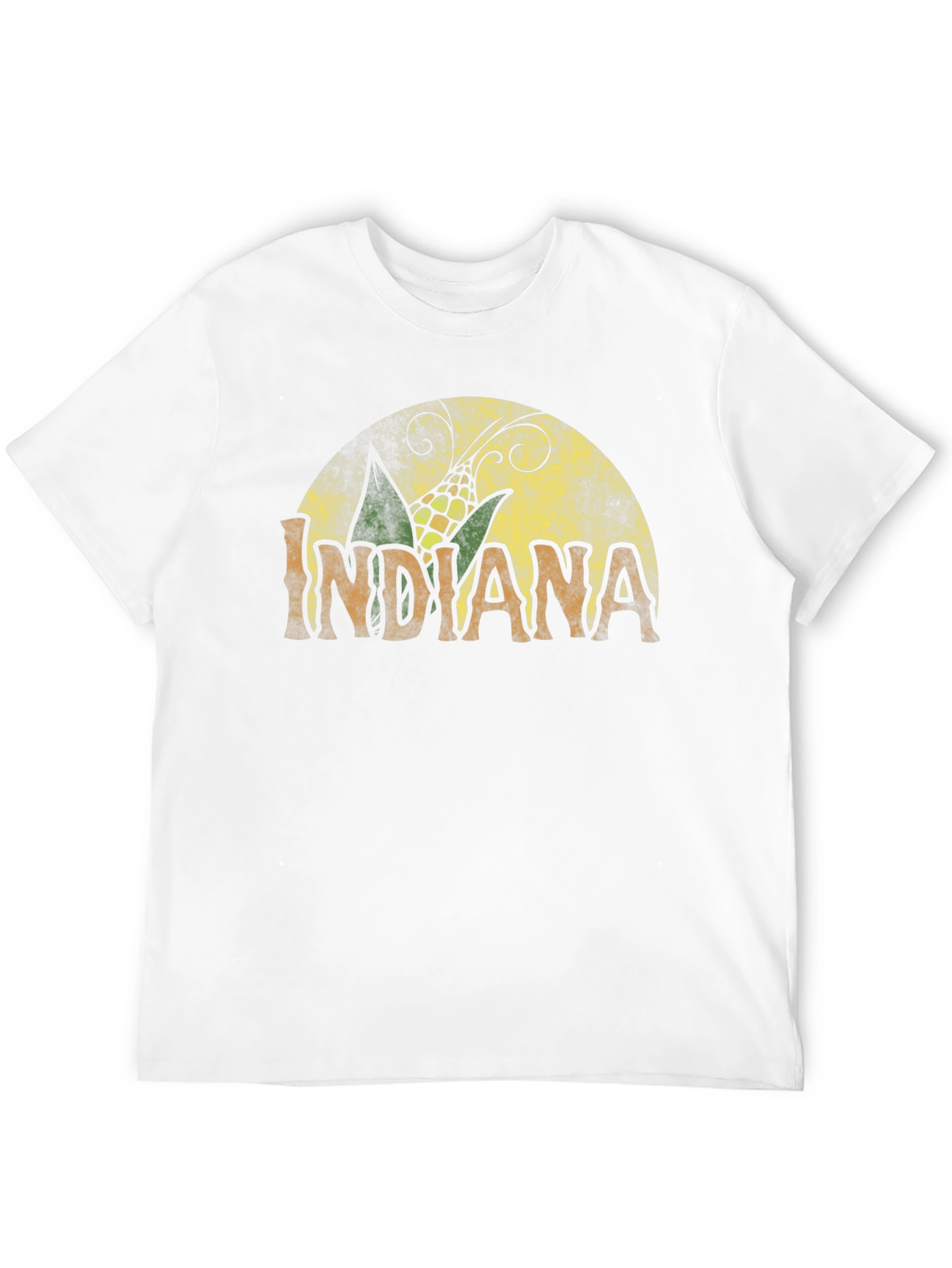 Black Indiana Corn Graphic Tee - Black Cotton T-Shirt view 12