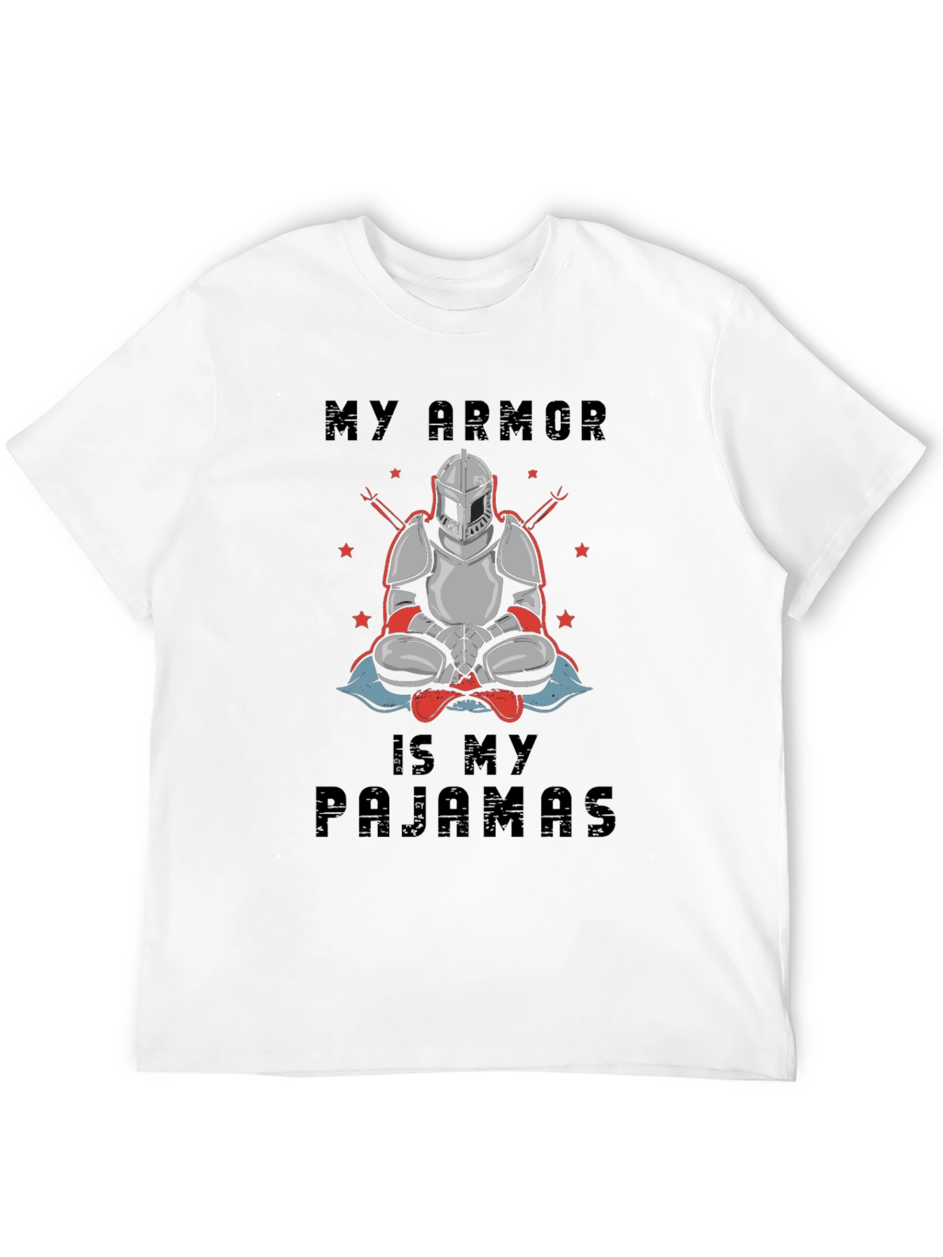 Black My Armor Is My Pajamas Graphic Tee view 12