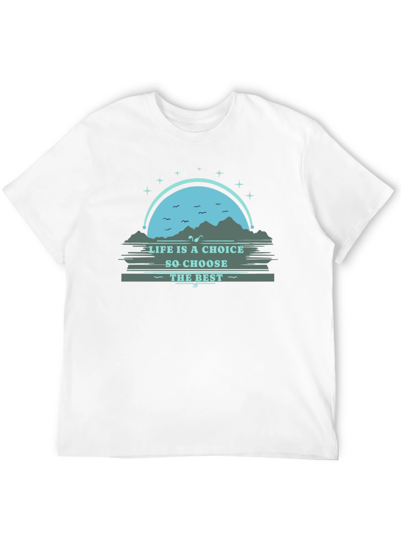 Black Life is a Choice Graphic Tee - Motivational T-Shirt view 12