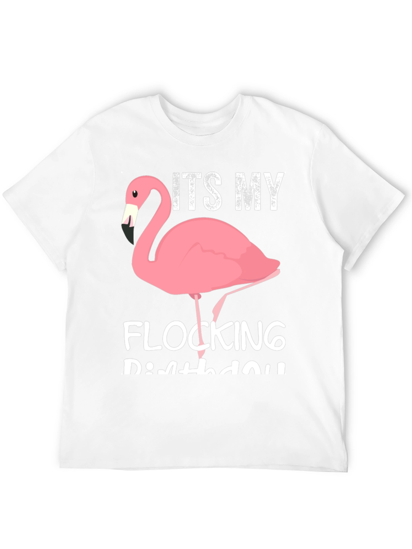 Black It's My Flocking Birthday T-Shirt view 12