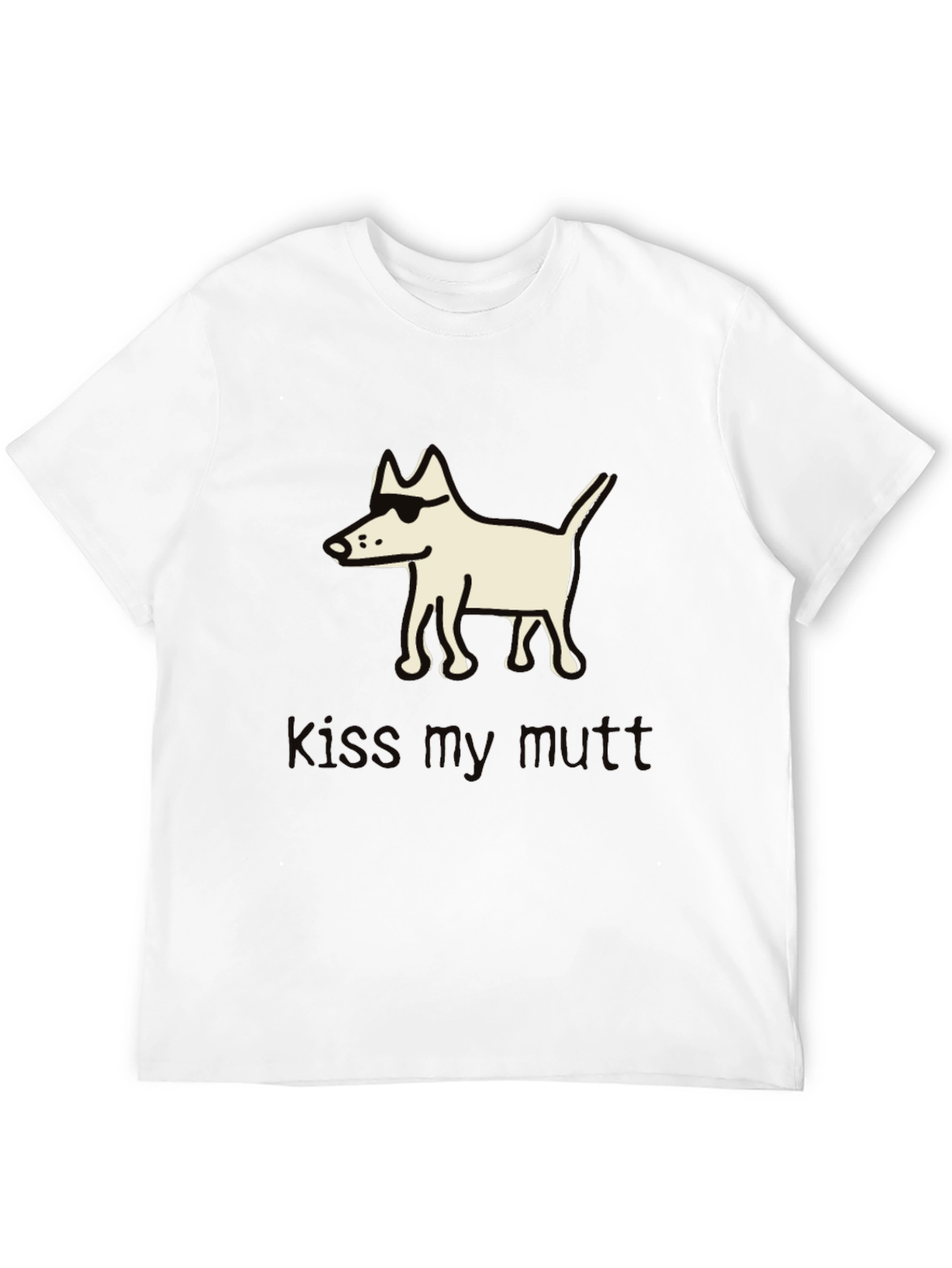 Black Cool Mutt T-Shirt - Black view 12