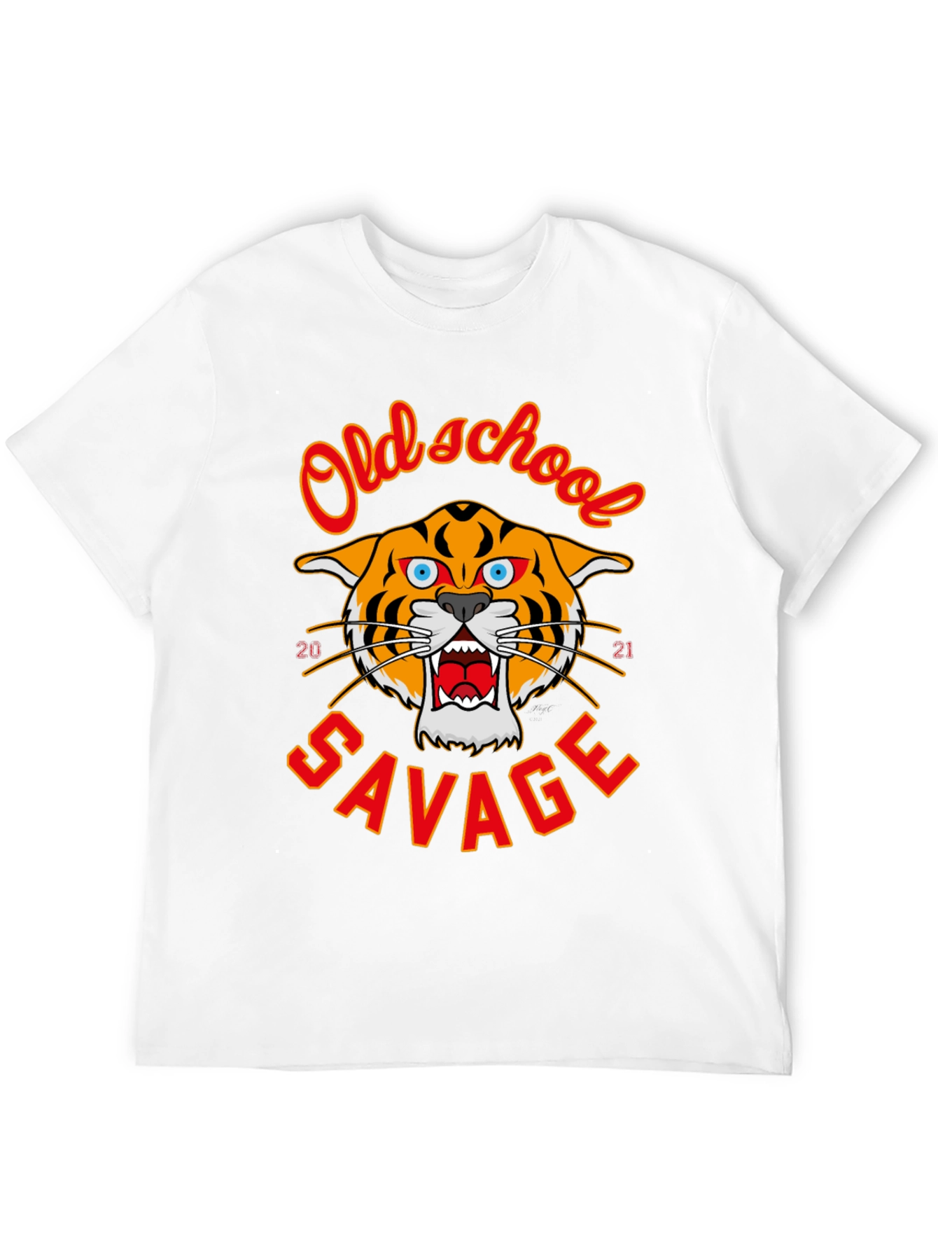Black Old School Savage Graphic Tee view 12