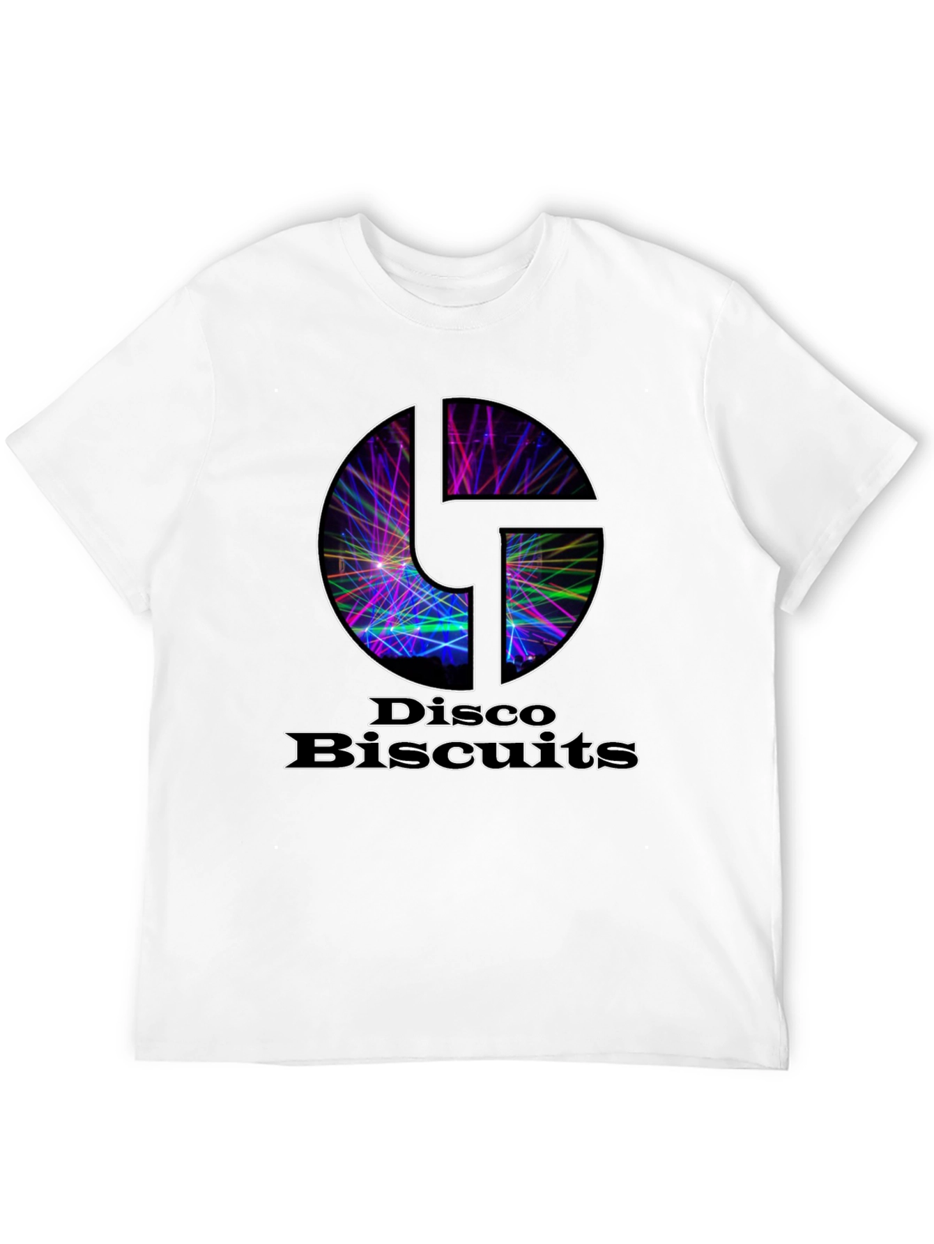 Black Disco Biscuits T-Shirt - Black Graphic Tee view 12