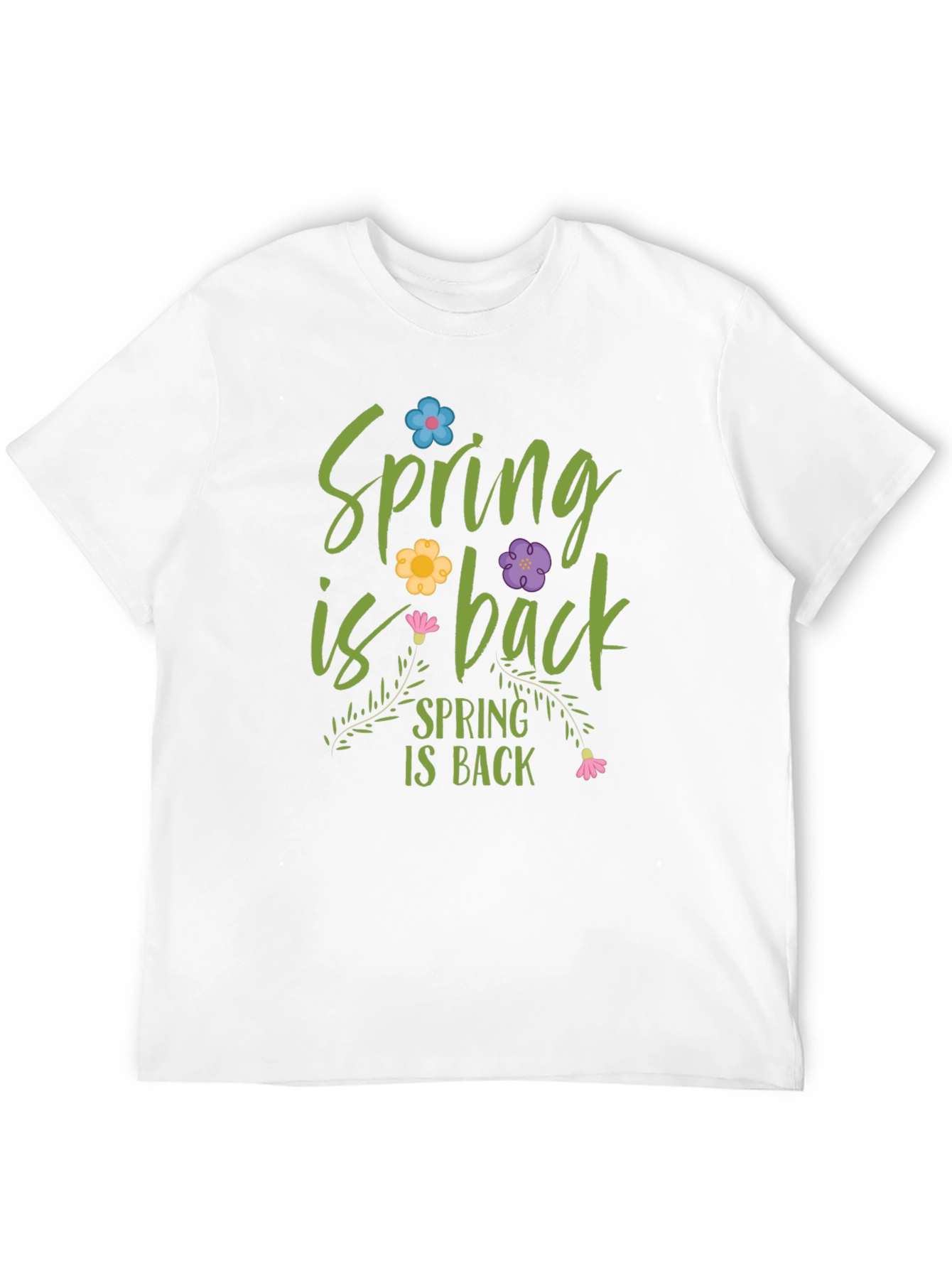 Black Spring is Back Graphic Tee - Black view 12