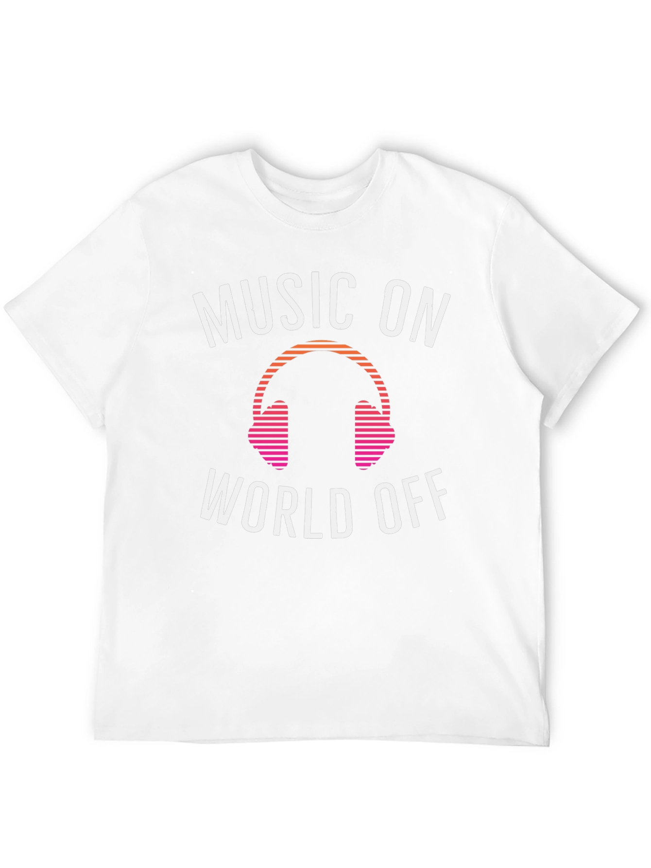 Black Music On, World Off Graphic Tee view 12