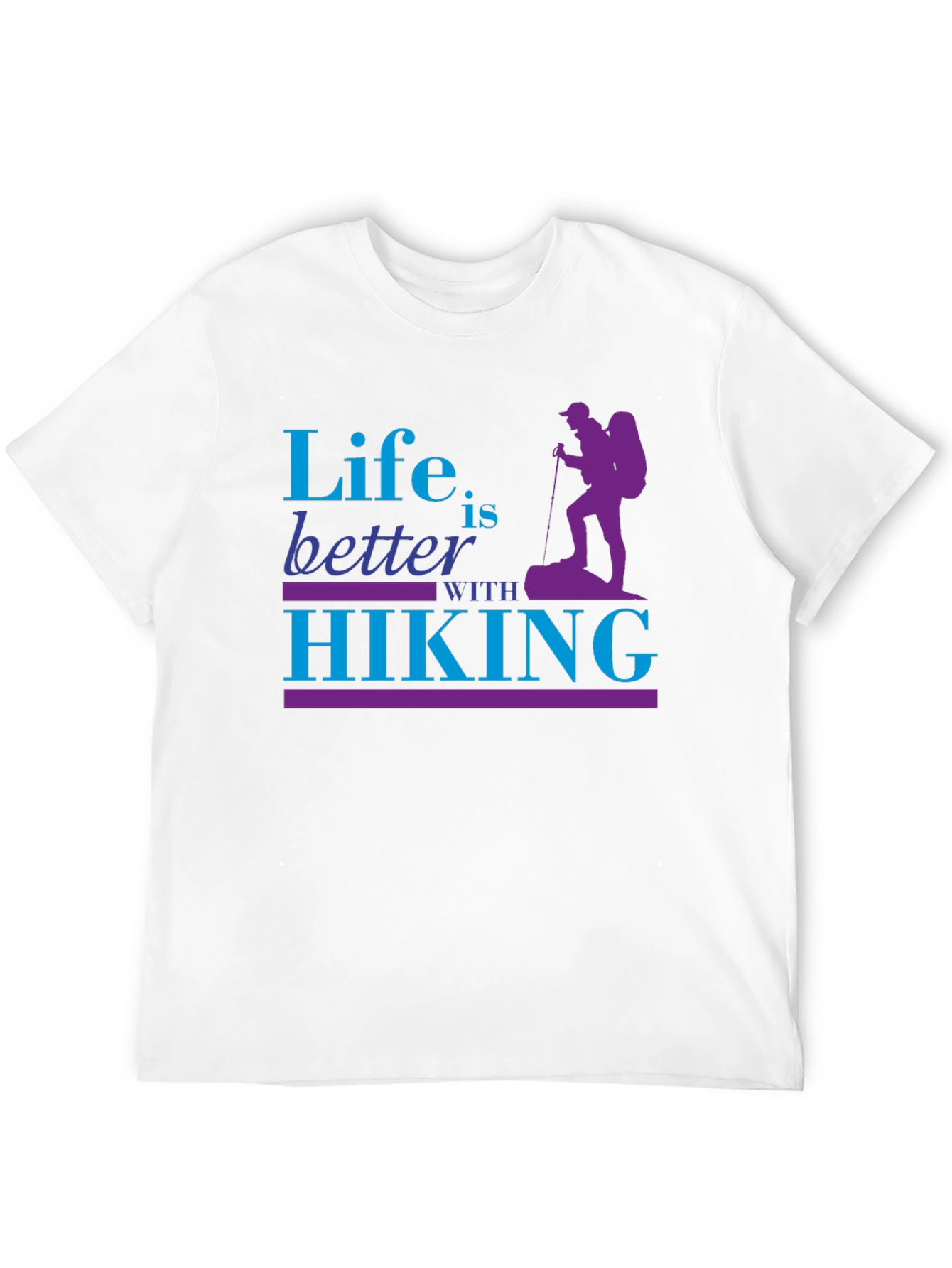 Black Life is Better with Hiking Graphic T-Shirt view 12